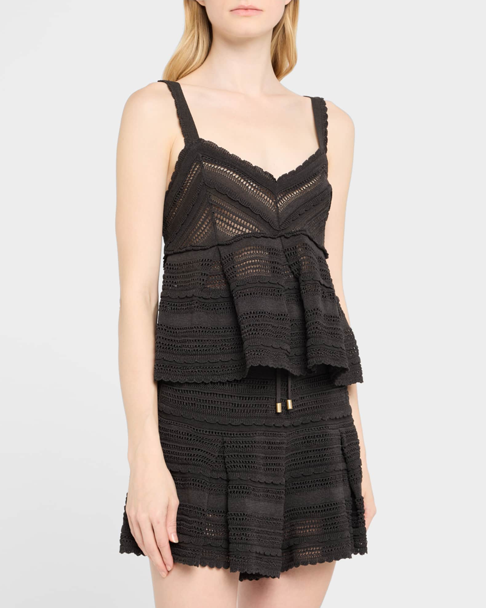 【日本製】 Zimmermann Lucky Marcus Neiman | Top Tank Knit Lace ニット/セーター