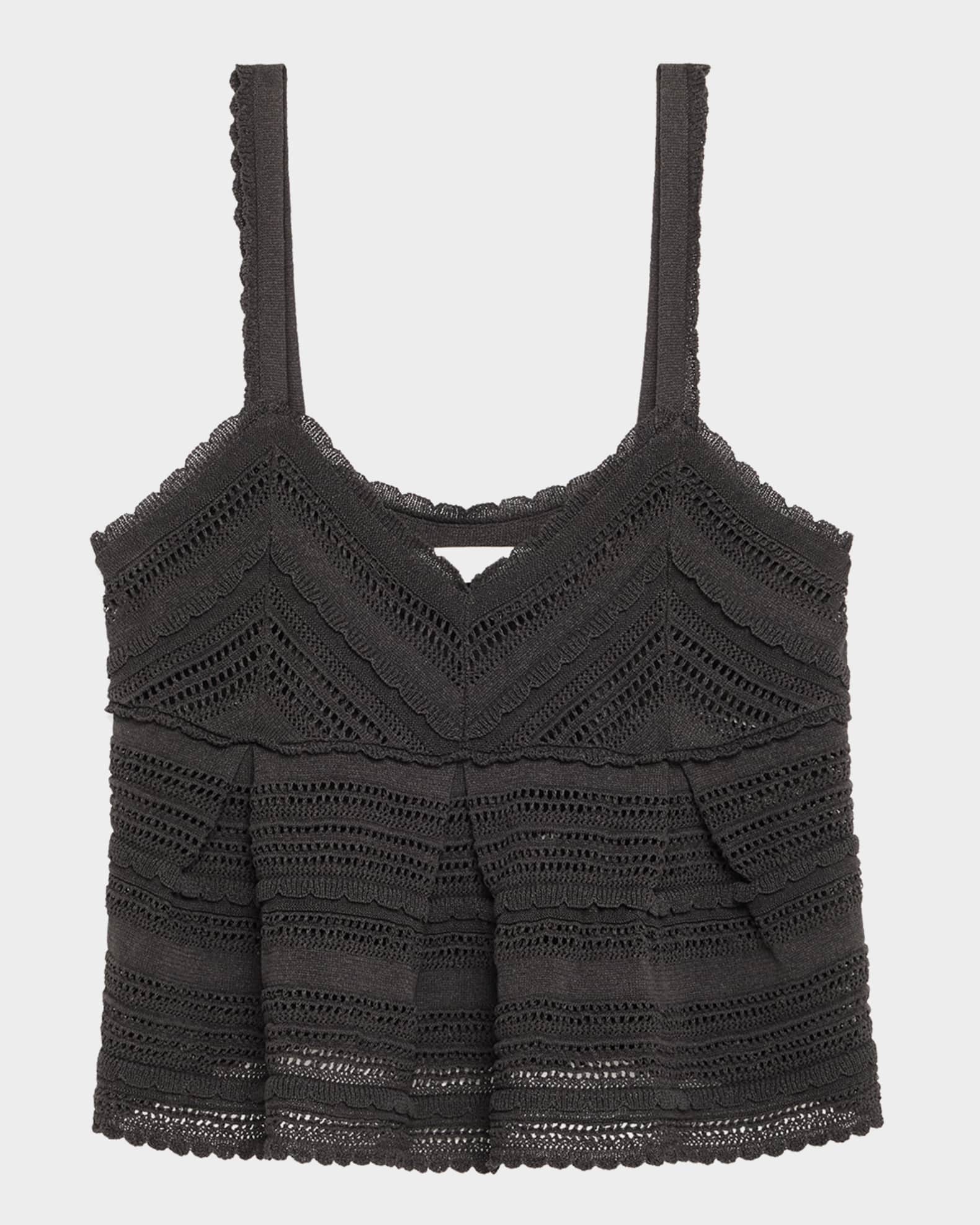 Zimmermann Lucky Lace Knit Tank Top | Neiman Marcus