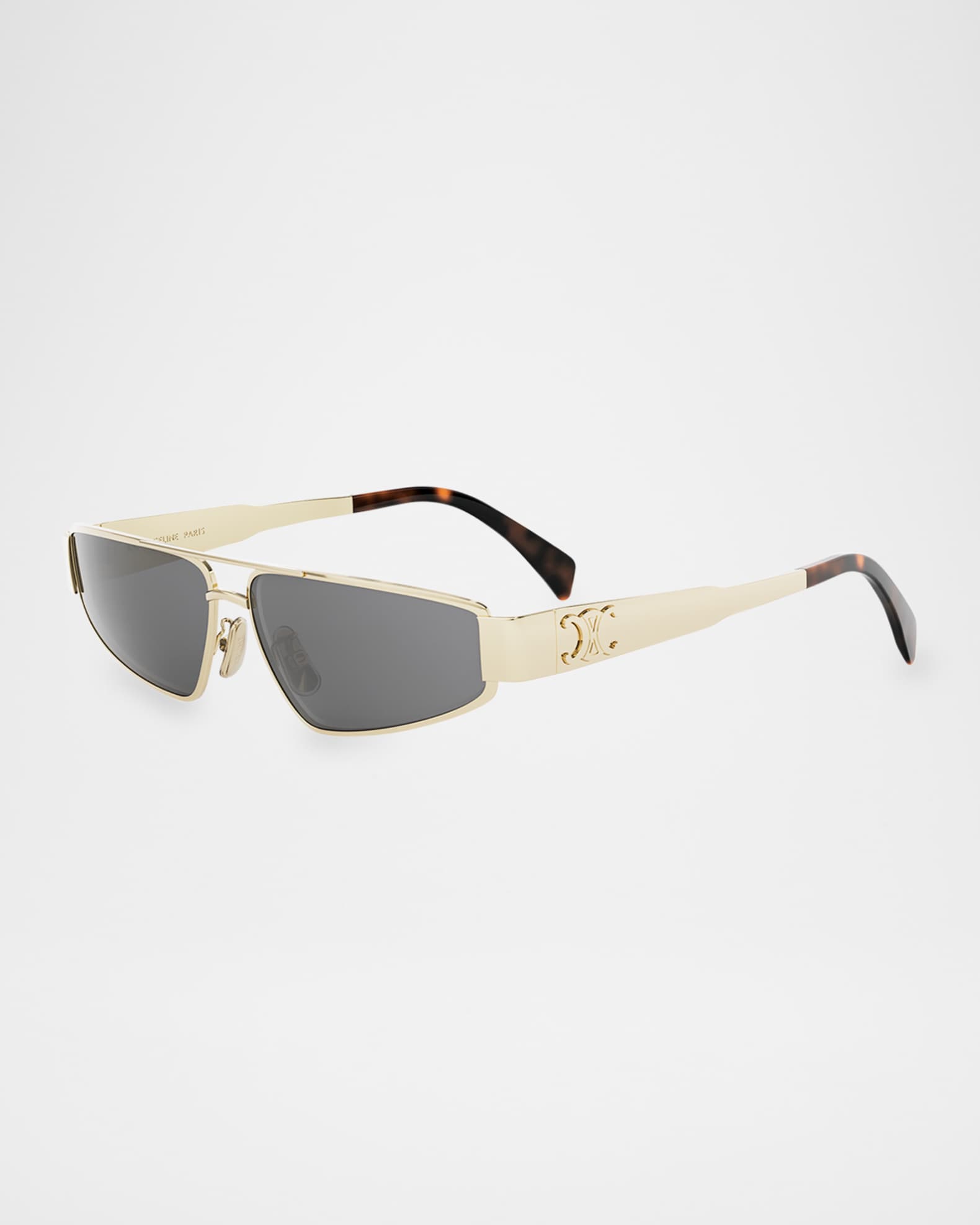 Celine Triomphe Metal Cat Eye Sunglasses | Neiman Marcus