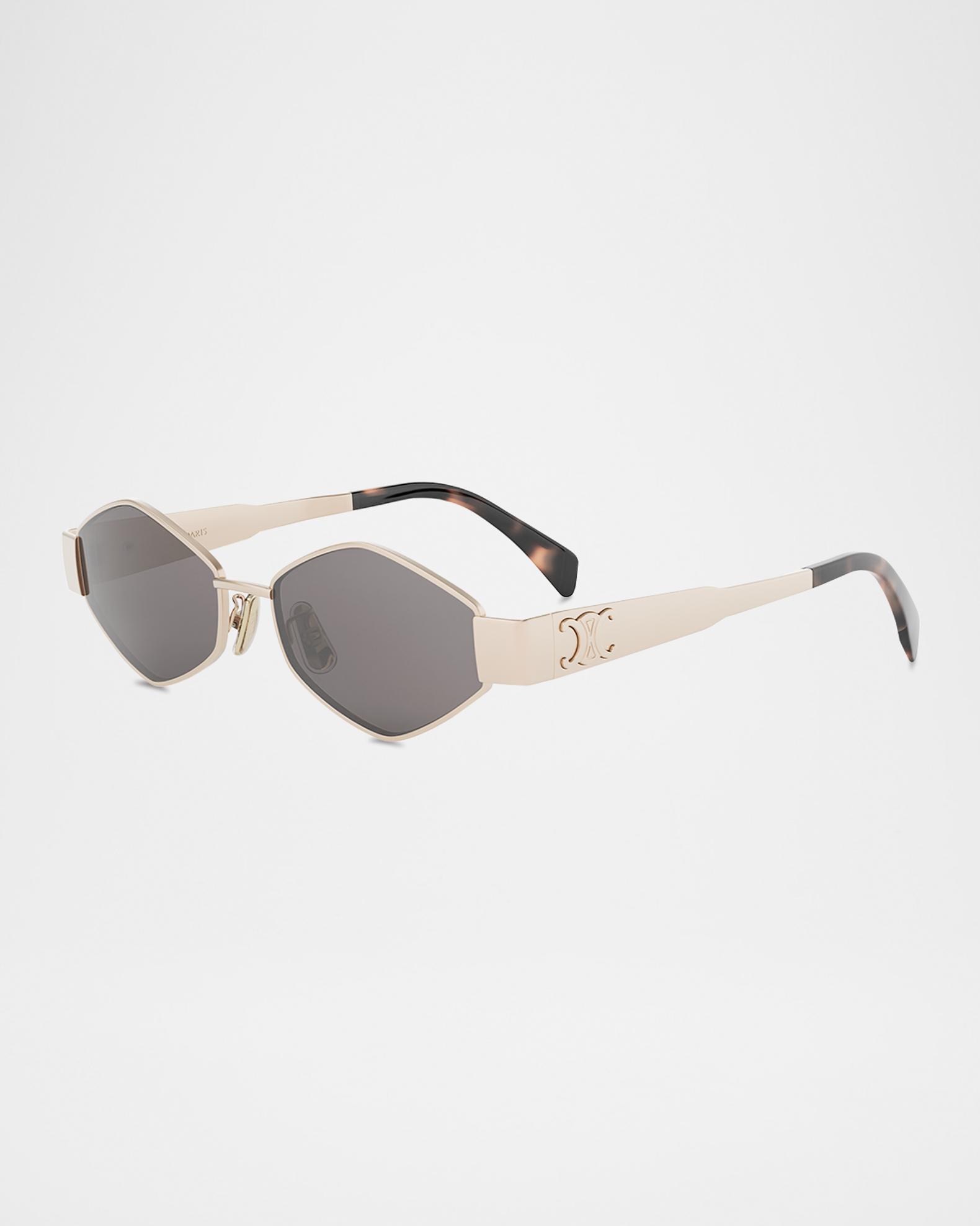 Celine Triomphe Geometric Metal Sunglasses | Neiman Marcus display picture 1