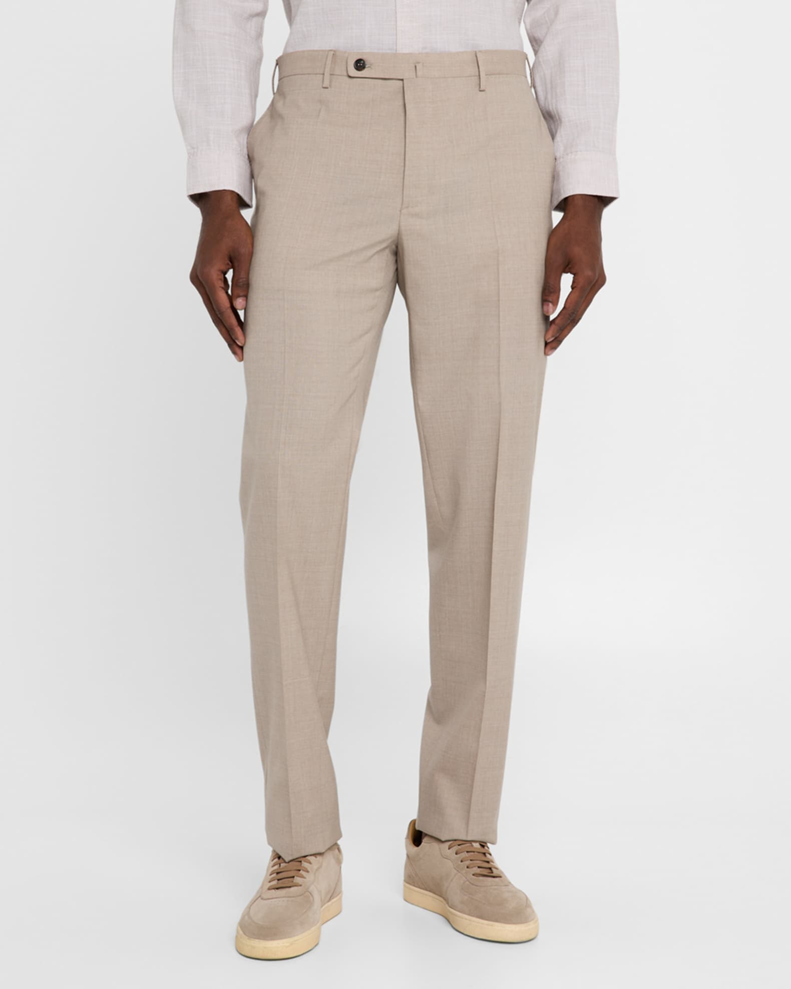 Incotex Men's Super 130s Tropical Wool Pants | Neiman Marcus