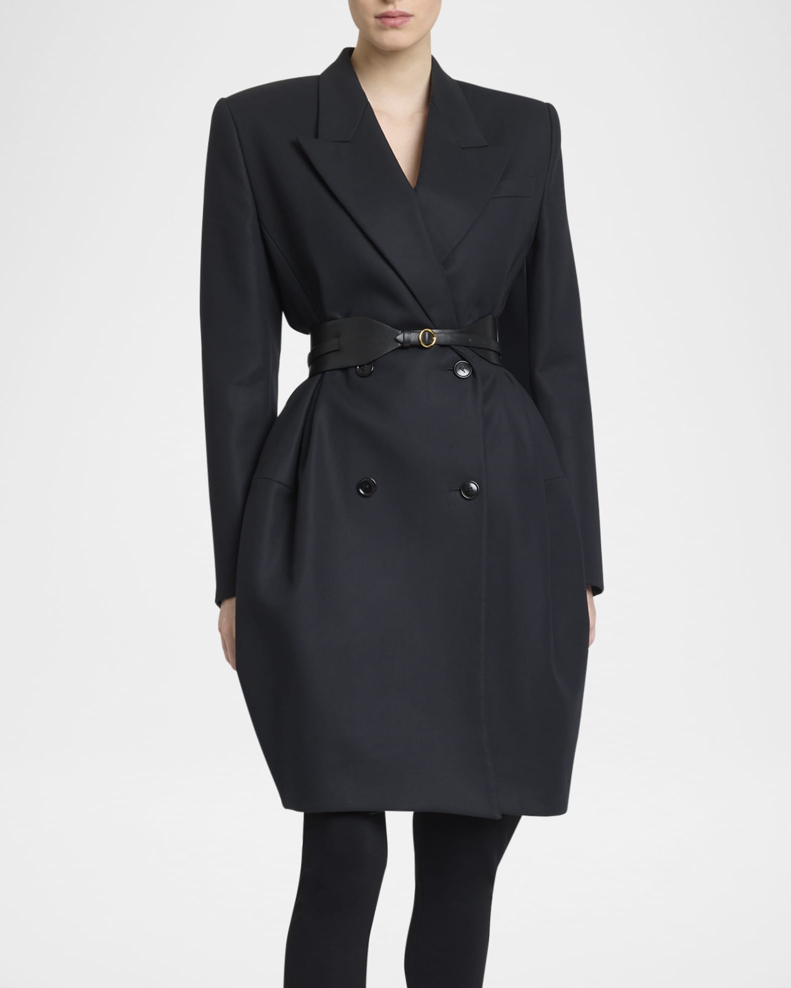 【関税込み】ALAIA Double-breasted coat ALAÏA DOUBLE BREASTED CABAN |ALAÏA US