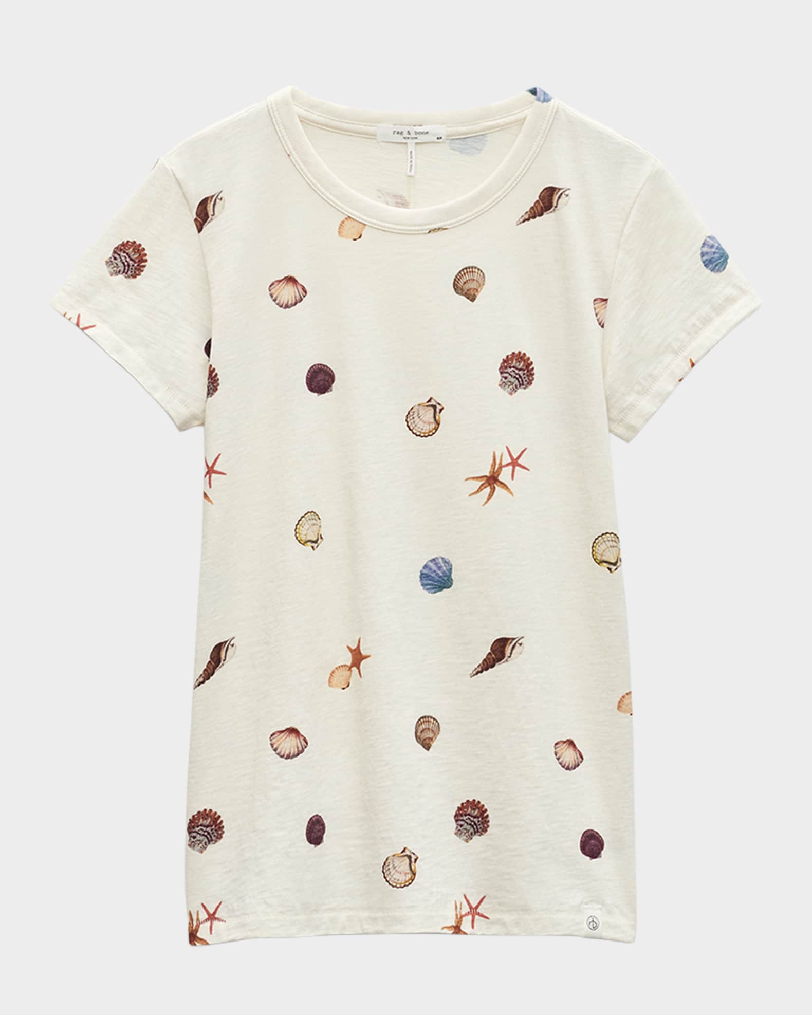 Short-Sleeve Allover Seashell Tee 0