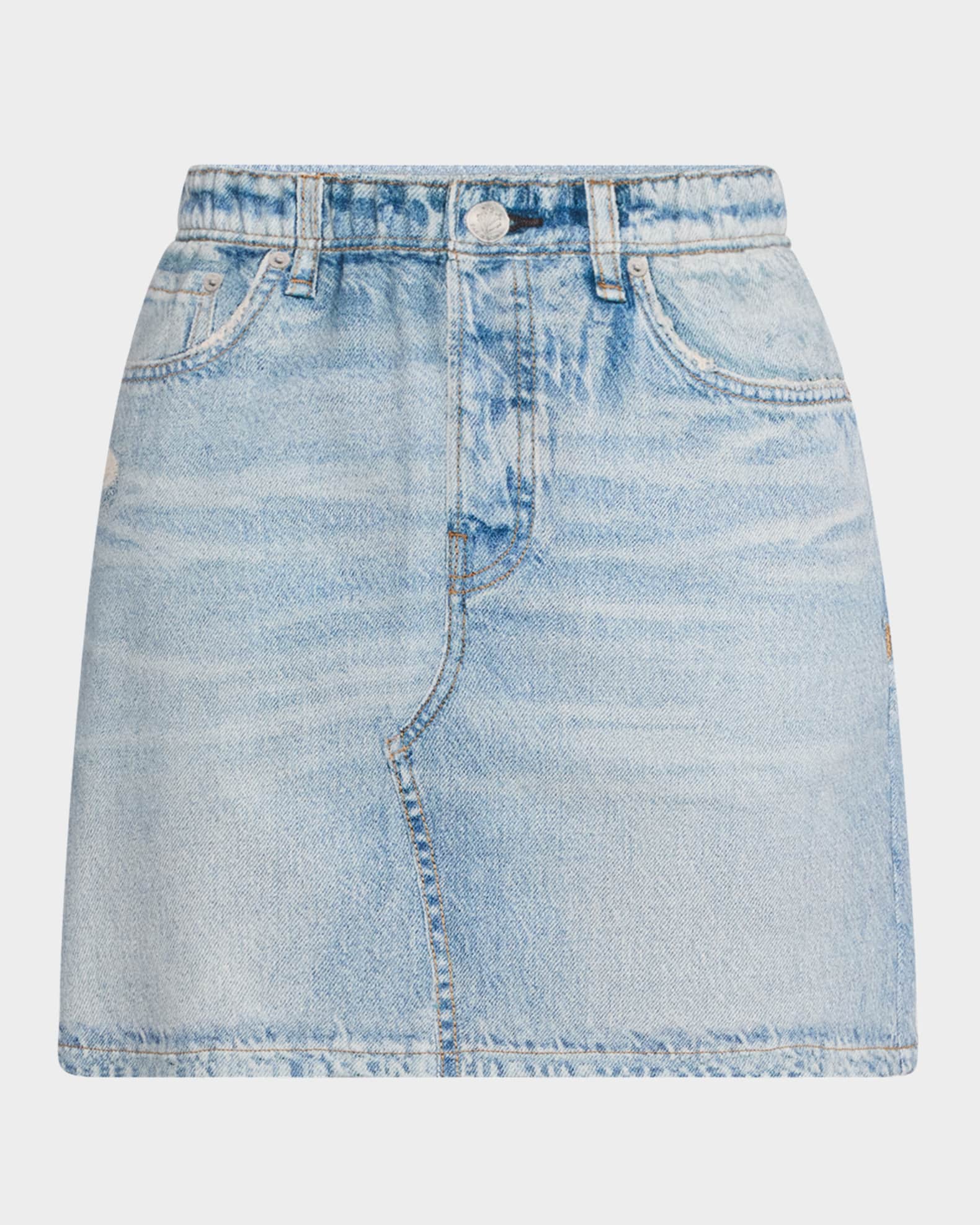 Miramar Terry Mini Skirt 0