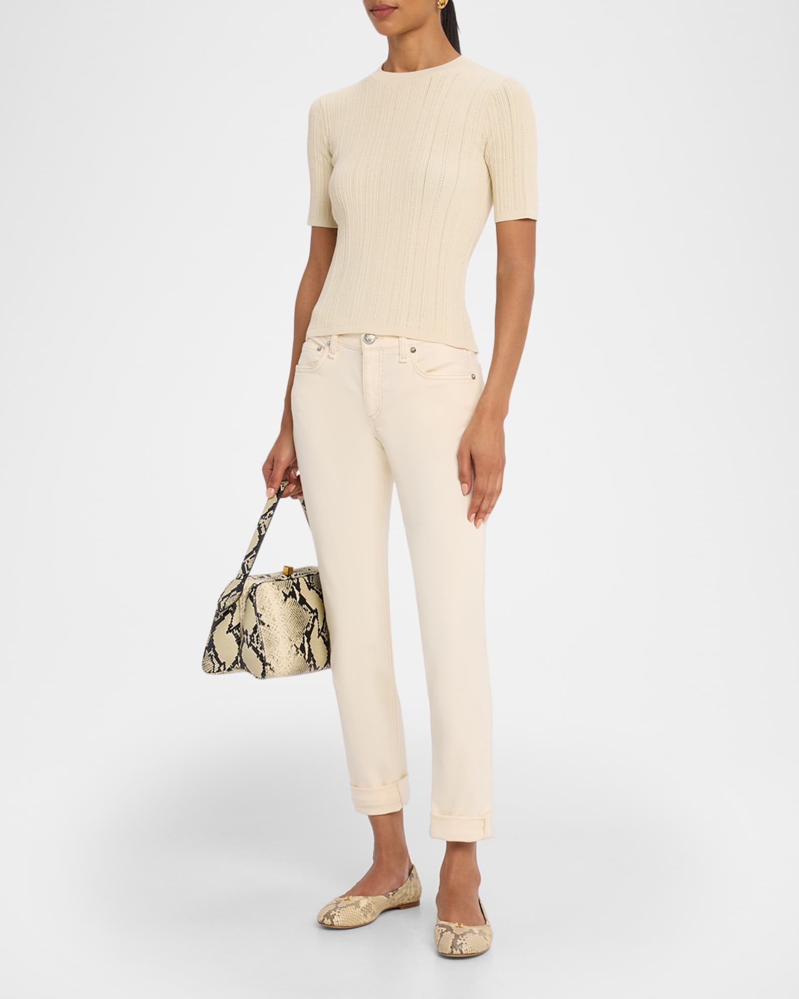 Dre Low-Rise Slim Boyfriend Jeans 1