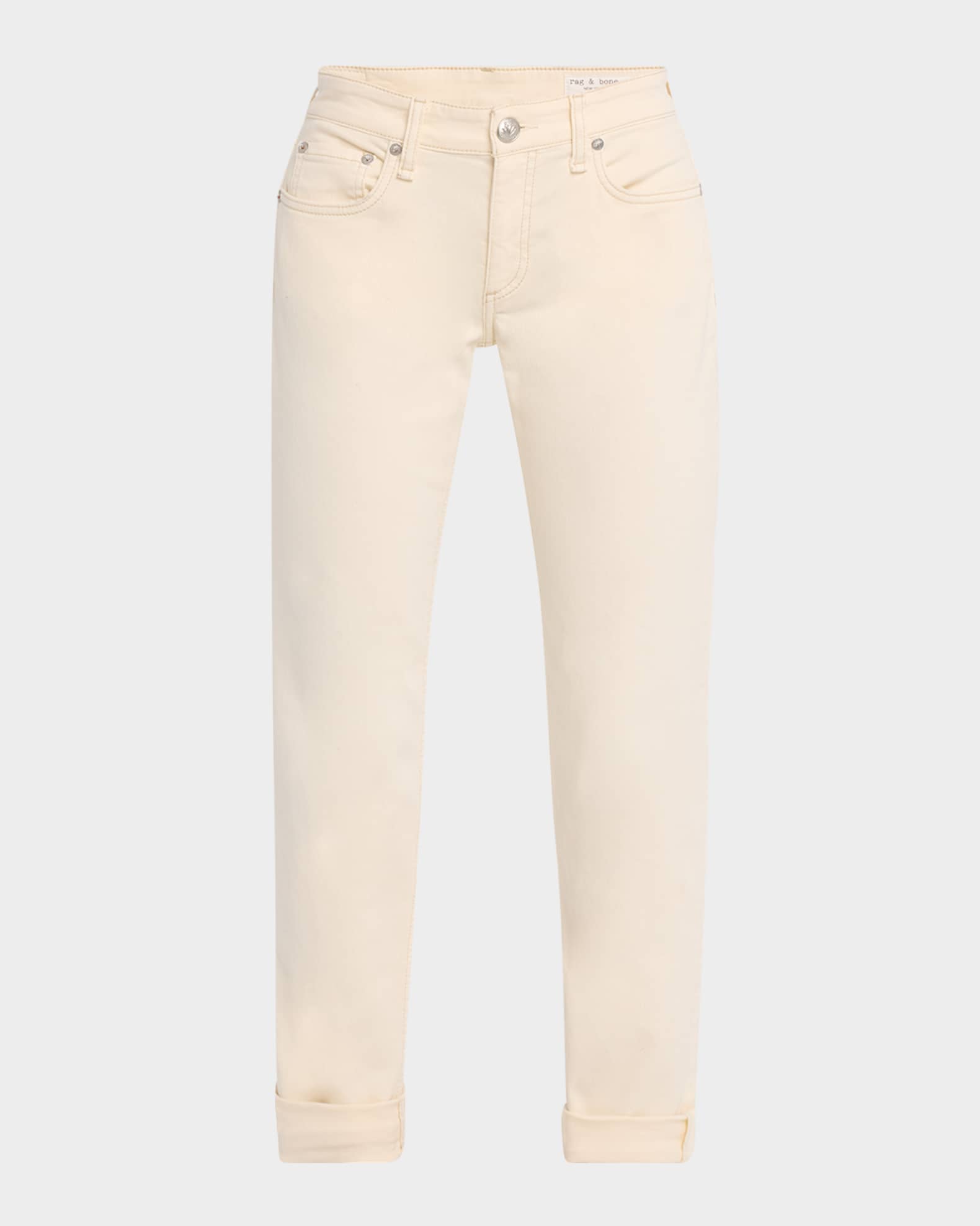 Dre Low-Rise Slim Boyfriend Jeans 0
