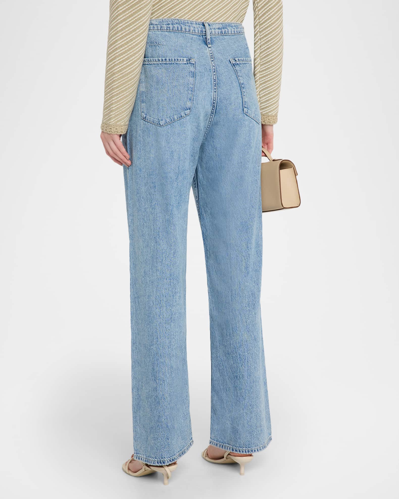 Rag & Bone Phoebe Drawstring Wide Leg Jeans