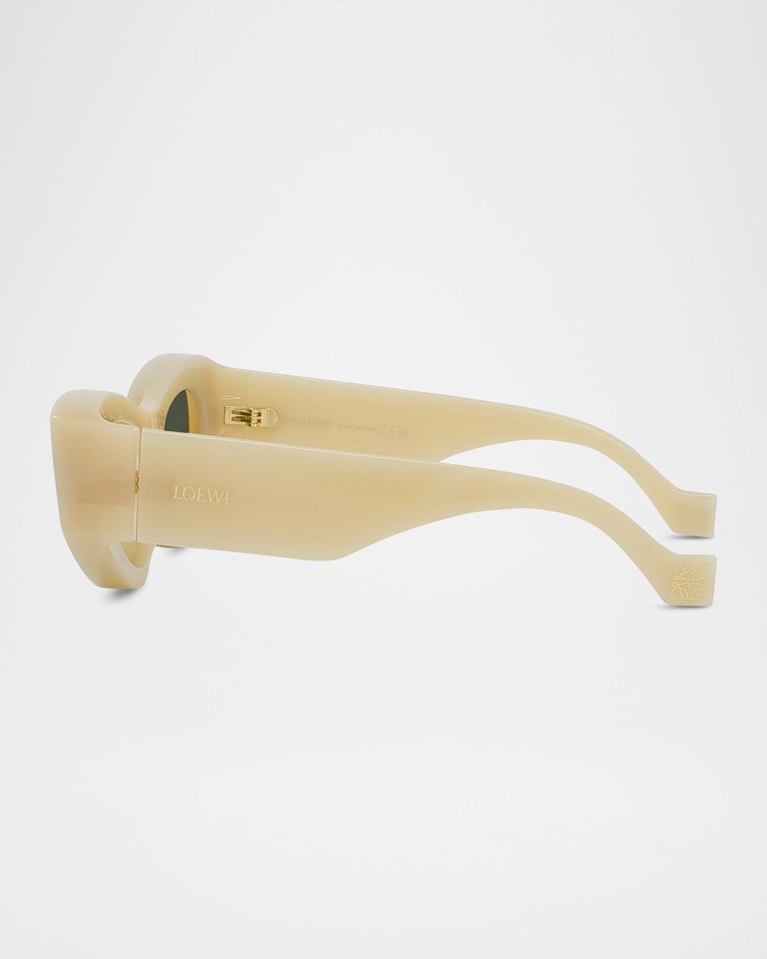 Loewe Paulas Ibiza Square frame Cream Acetate Sunglasses LOEWE EYEWEAR + Paula main image 3