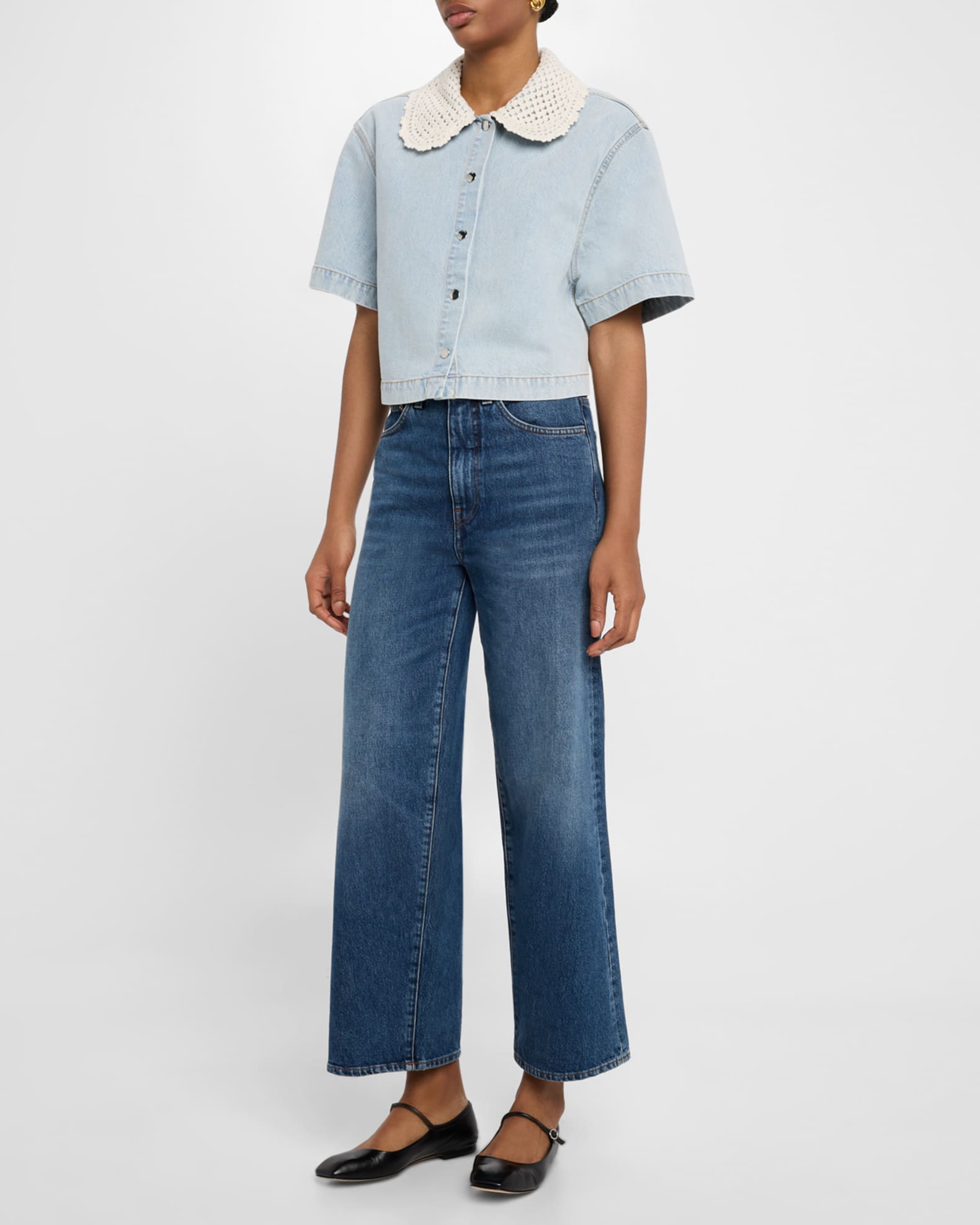 The Crochet Collar Shirt 1