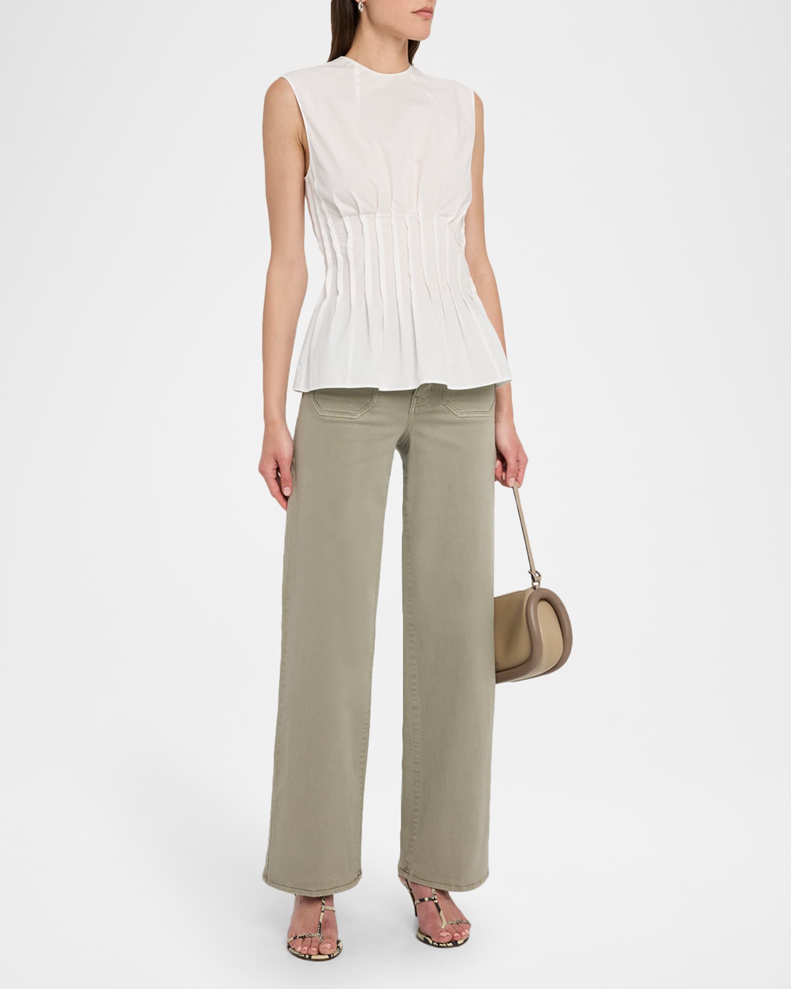 Le Slim Palazzo Modernist Pocket Jeans 1