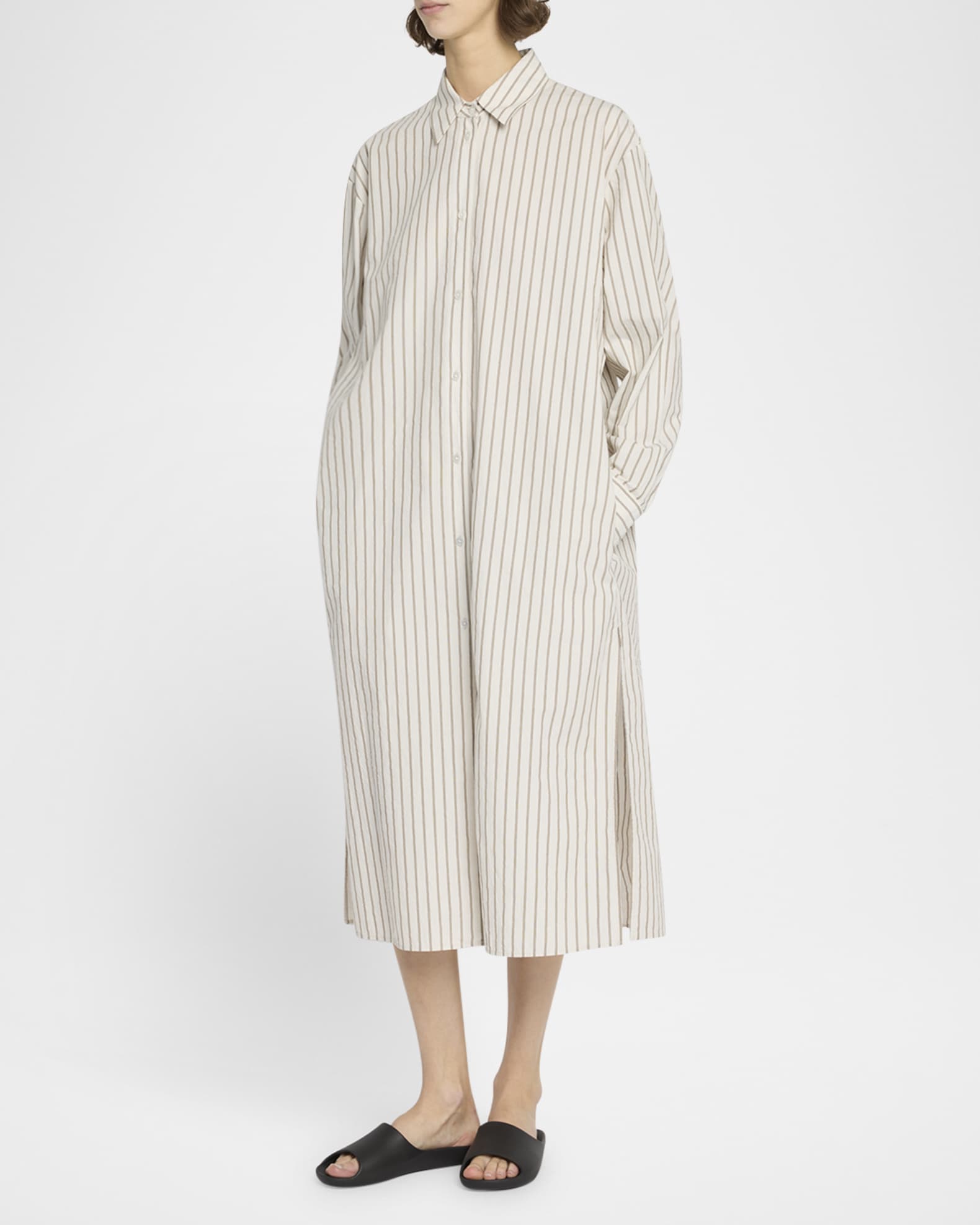 パーティードレス [The Row] Chihiro Dress in Silk Chihiro Dress White in Silk – The Row