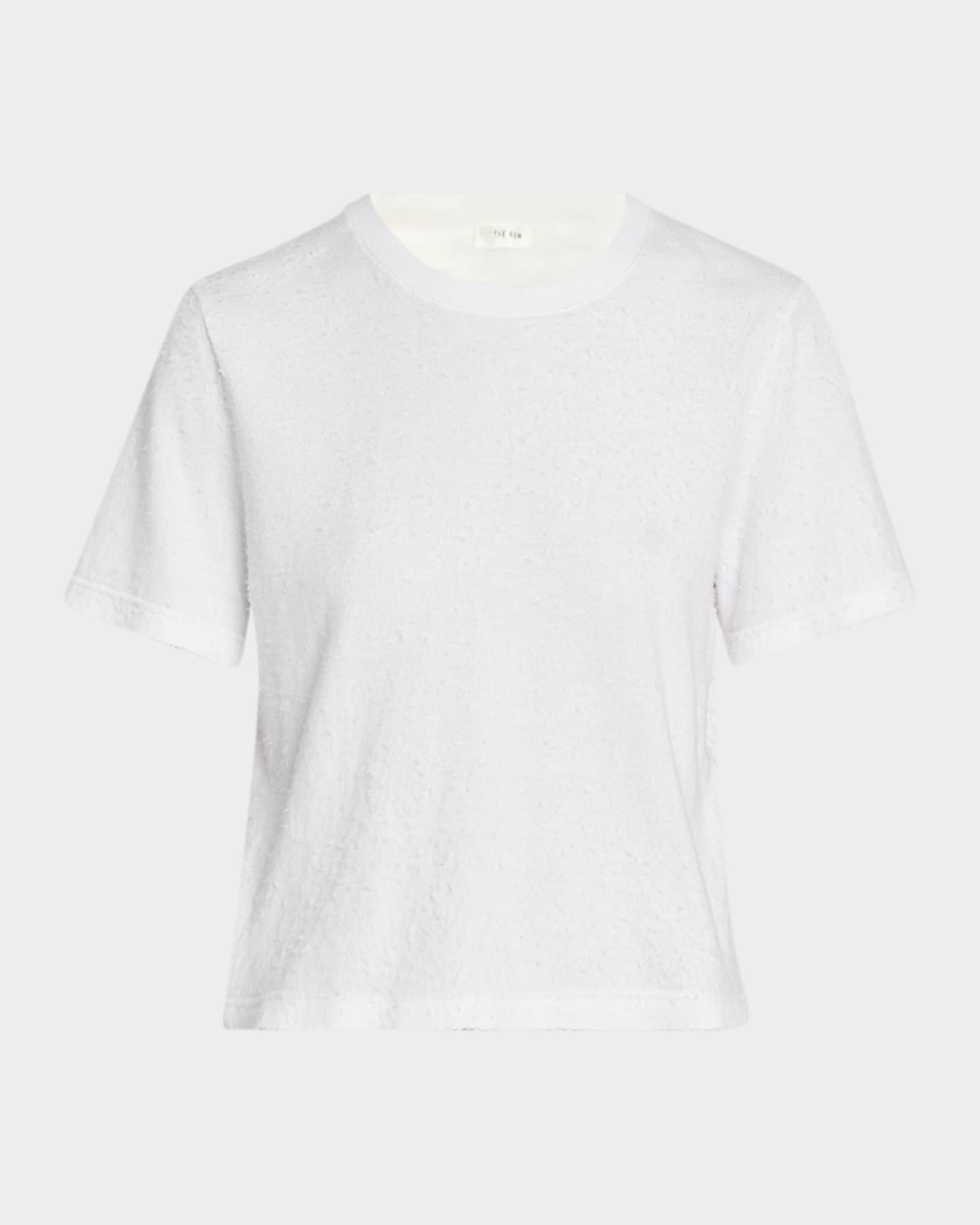 THE ROW Karpa Distressed Short-Sleeve T-Shirt | Neiman Marcus