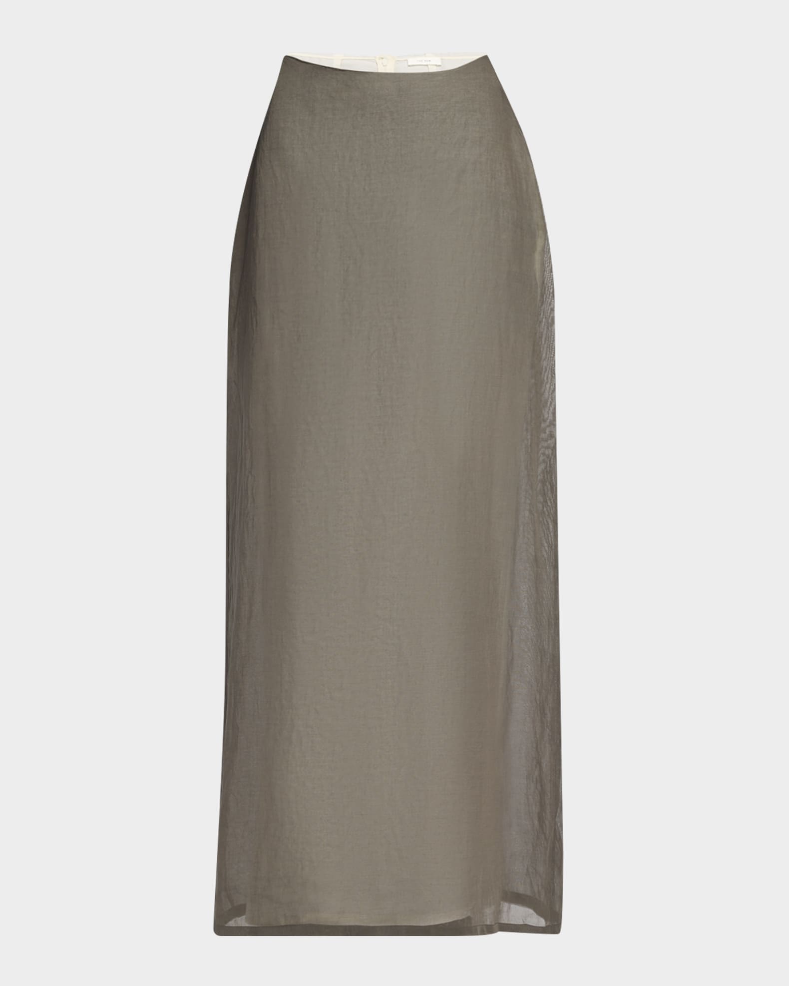 【in a row】Maxi Gray Long Skirt The Row Gonna Roux Maxi Skirt | Grey | FARFETCH