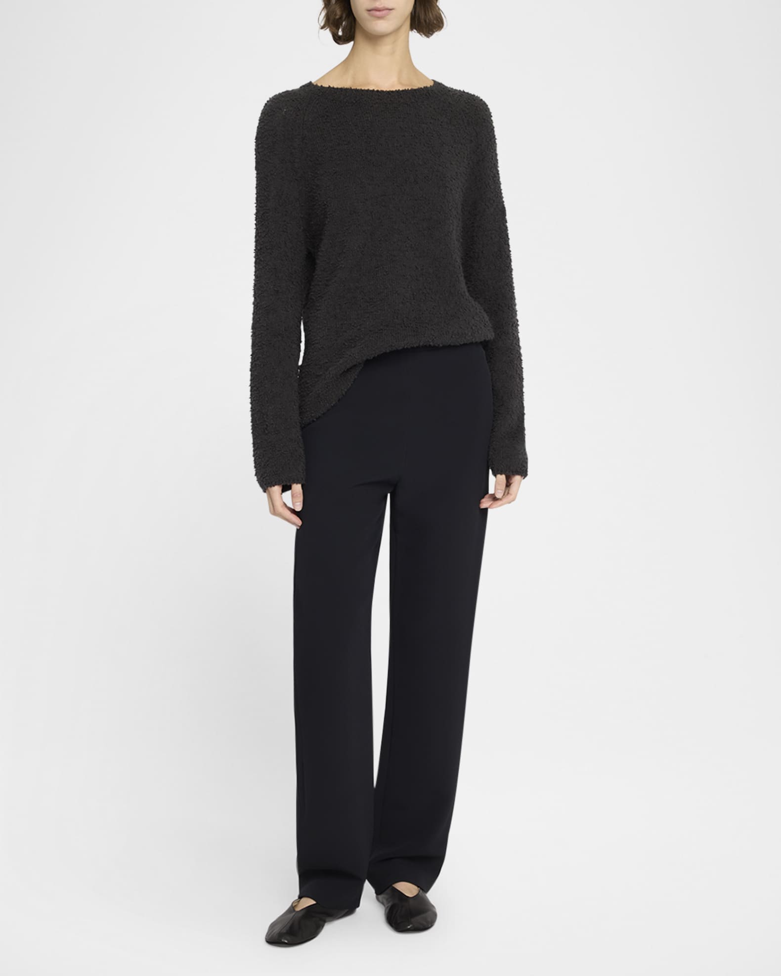 THE ROW Miros Straight Pants | Neiman Marcus