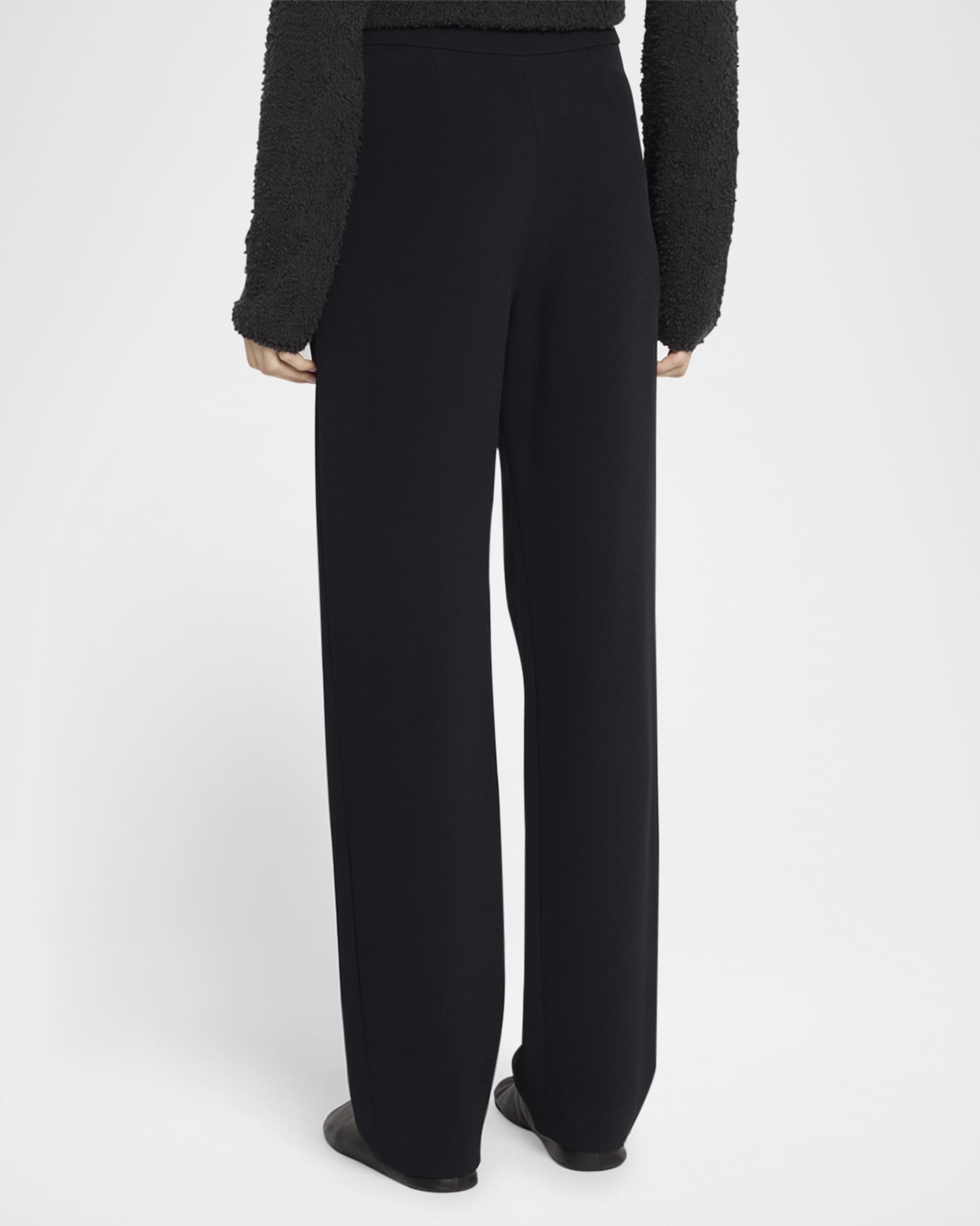 パンツ [The Row] Miros Pant in Cupro Miros Pant Brown in Cupro – The Row