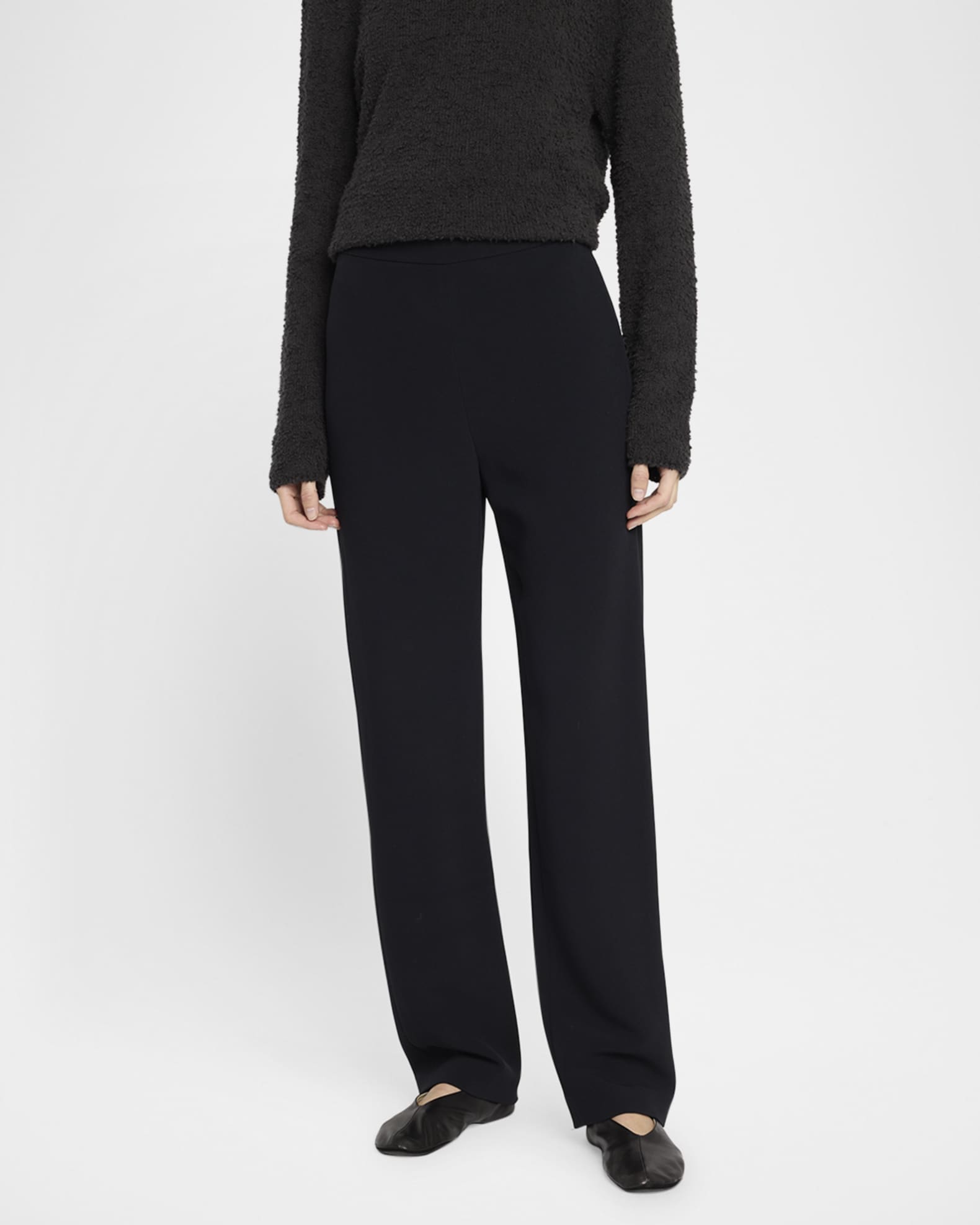 THE ROW Miros Straight Pants | Neiman Marcus