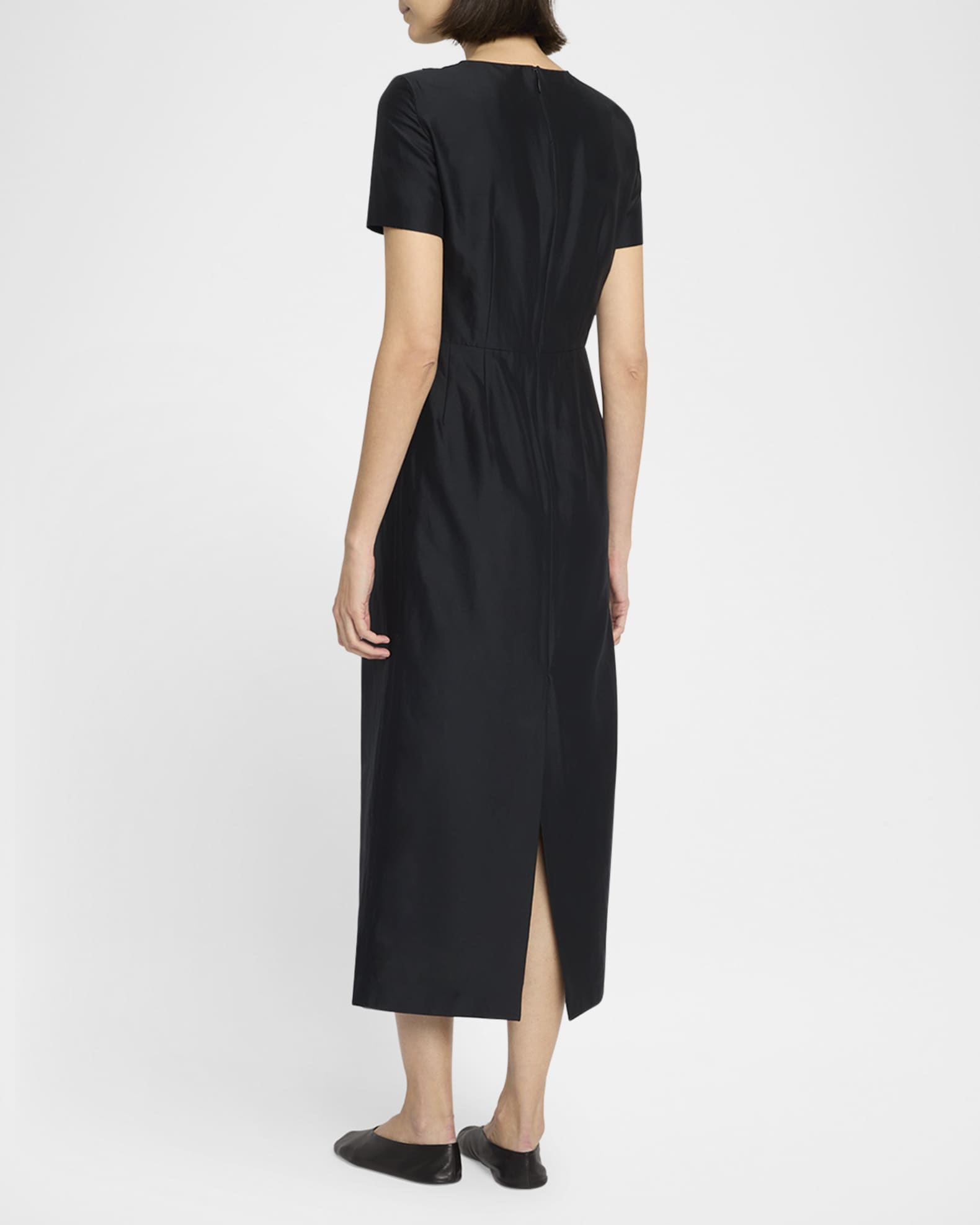 silk midi dress slip L'Agence Seridie Silk Slip Dress In Neutral/Blue Ditsy Paisley