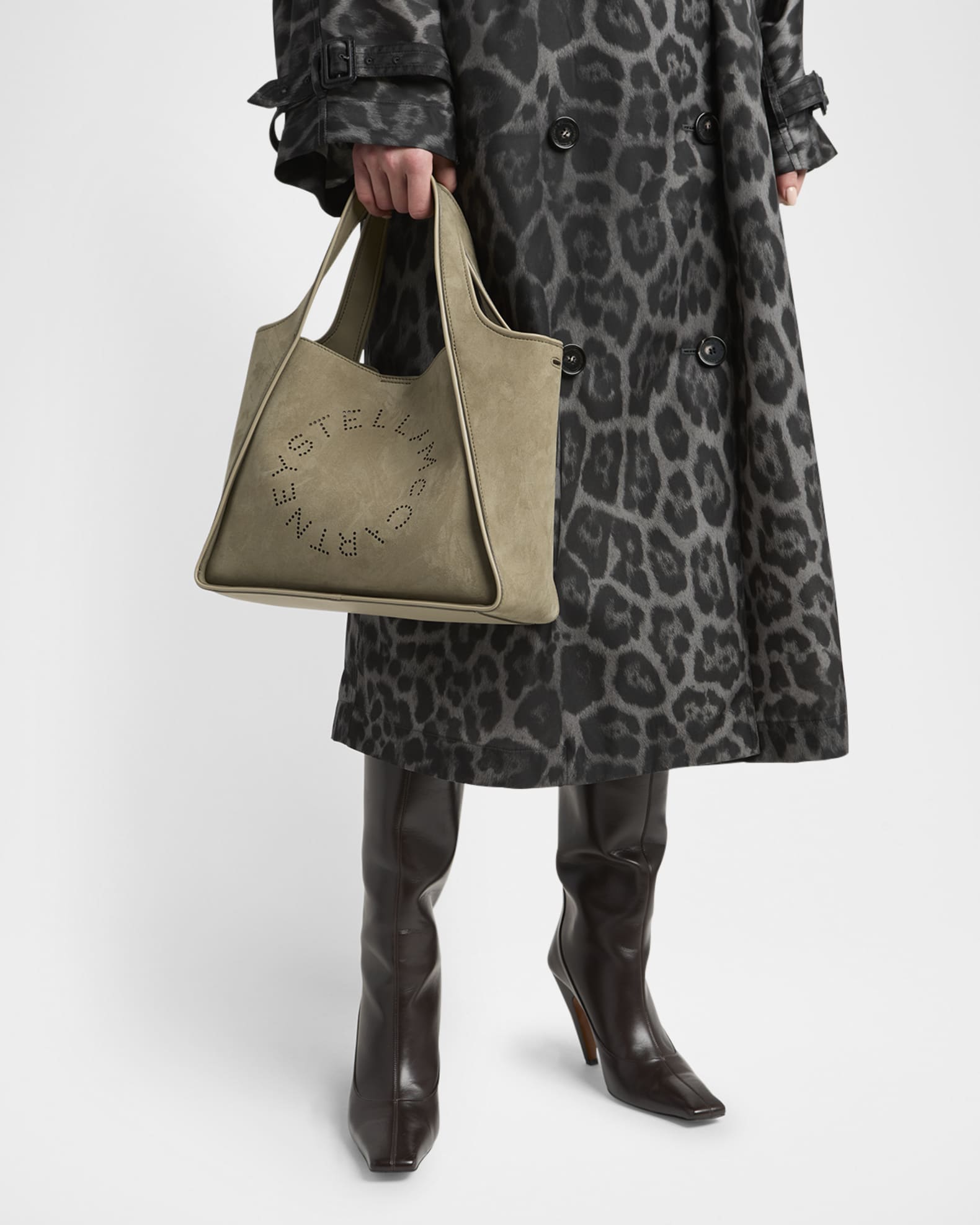 Logo Alter Suede Shoulder Bag 1