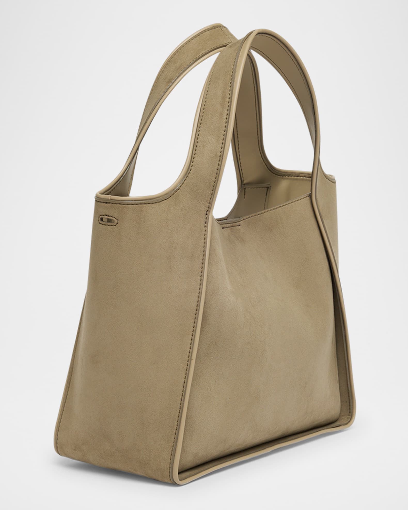 Stella McCartney Logo Alter Suede Shoulder Bag | Neiman Marcus