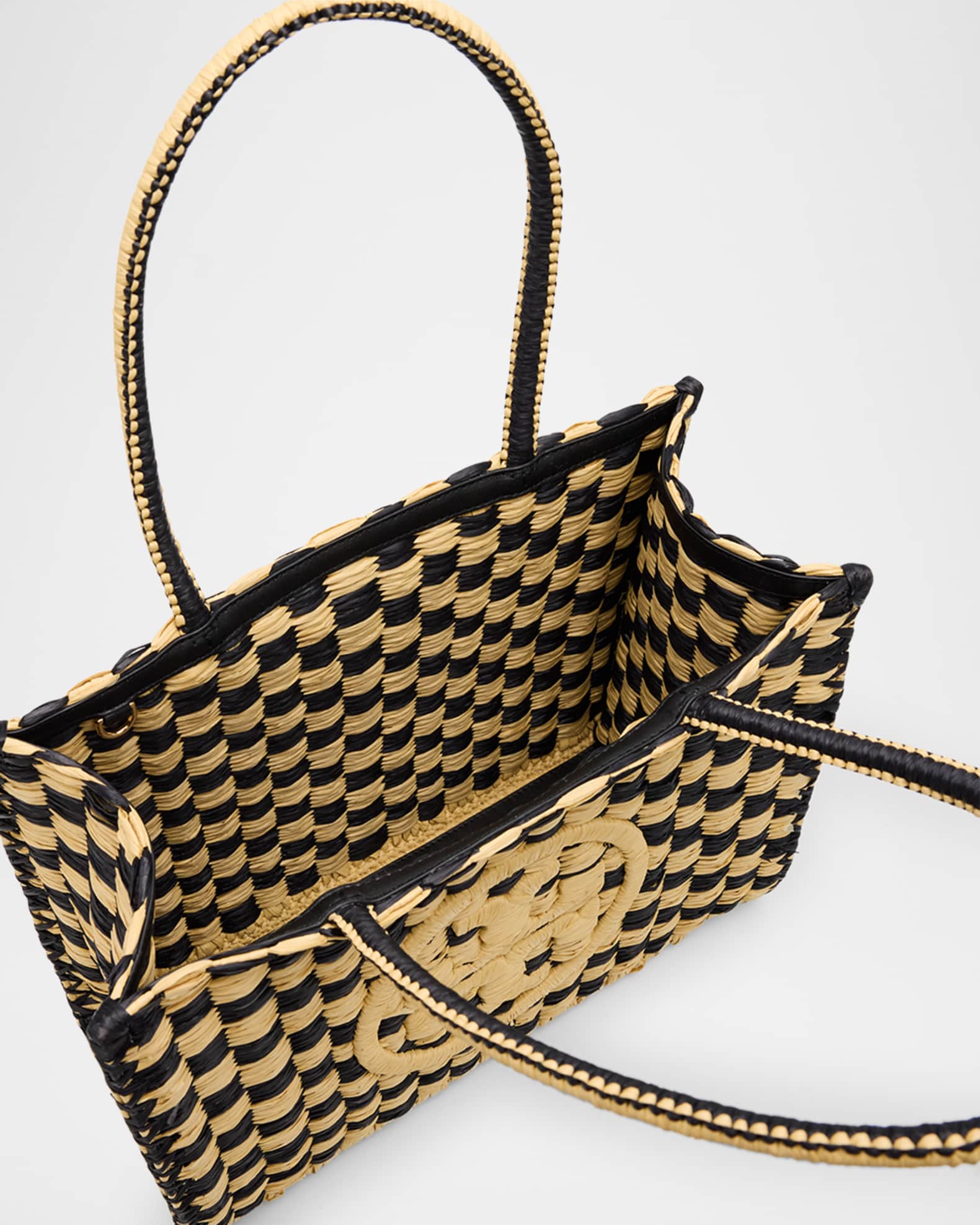 ★送関込み★Tory Burch Ella small crochet tote Ella Hand-Crocheted East-West Tote: Women's Designer Tote