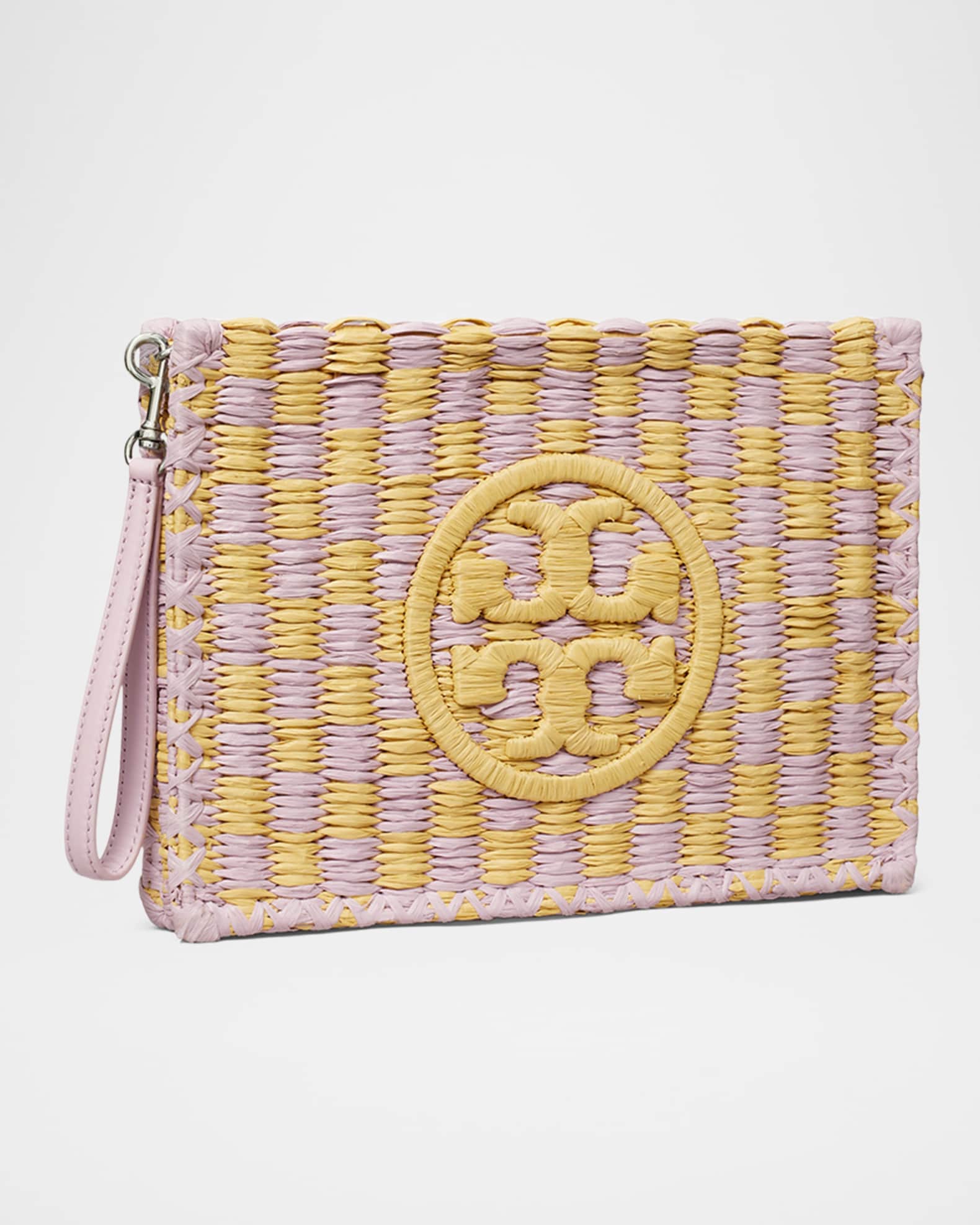 Tory Burch ショルダーバッグ クラッチバッグ Tory Burch Ella Straw Pouch Wristlet | Neiman Marcus
