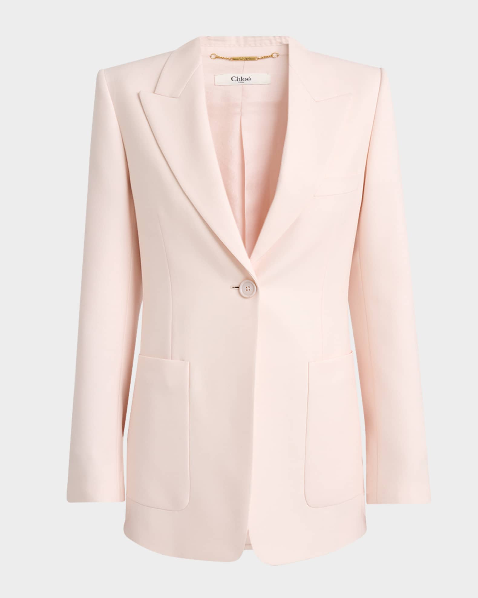 ジャケット Chloe Single Breast Jacket Chloe Single-Breasted Tailored Jacket | Neiman Marcus