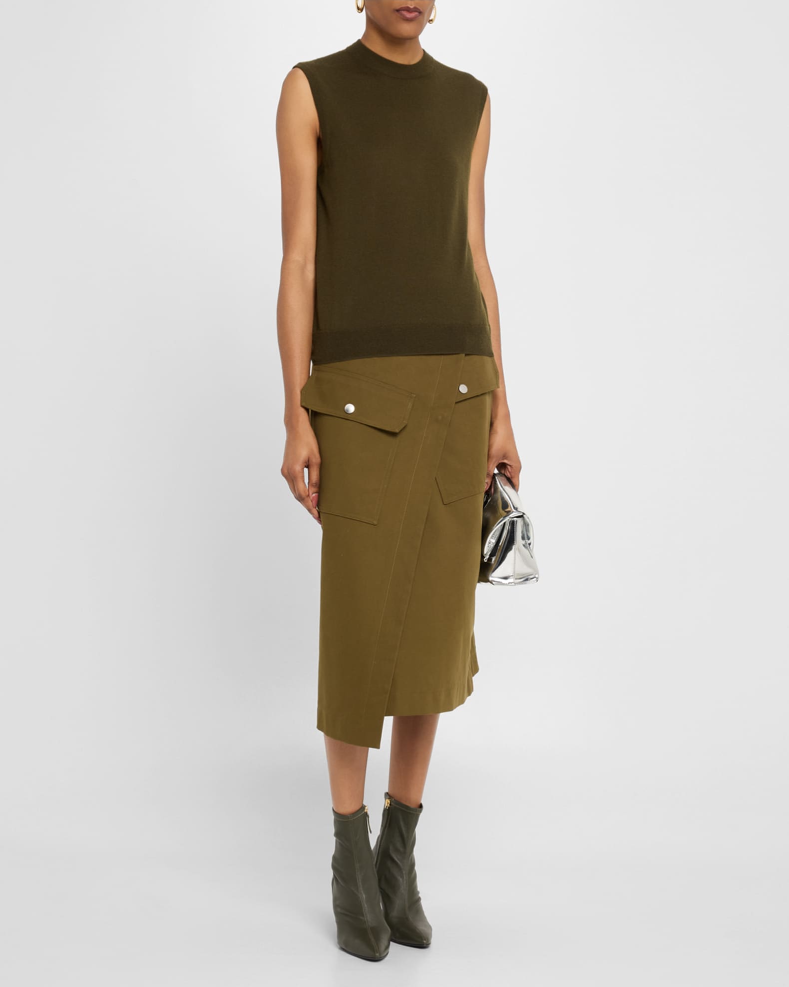 CC Tank Top Multicolor Wool Cashmere