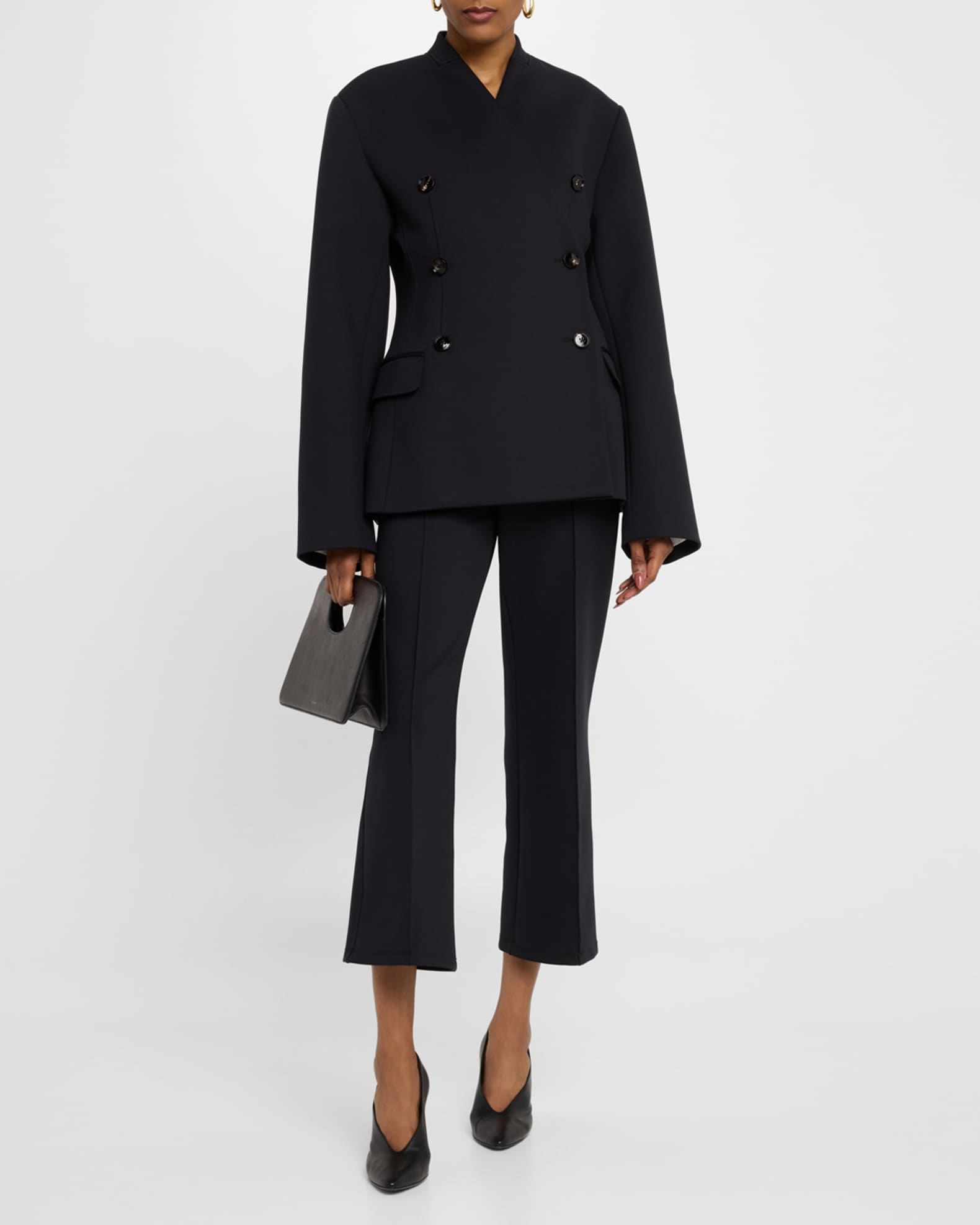 Co Cropped Flared Pants | Neiman Marcus