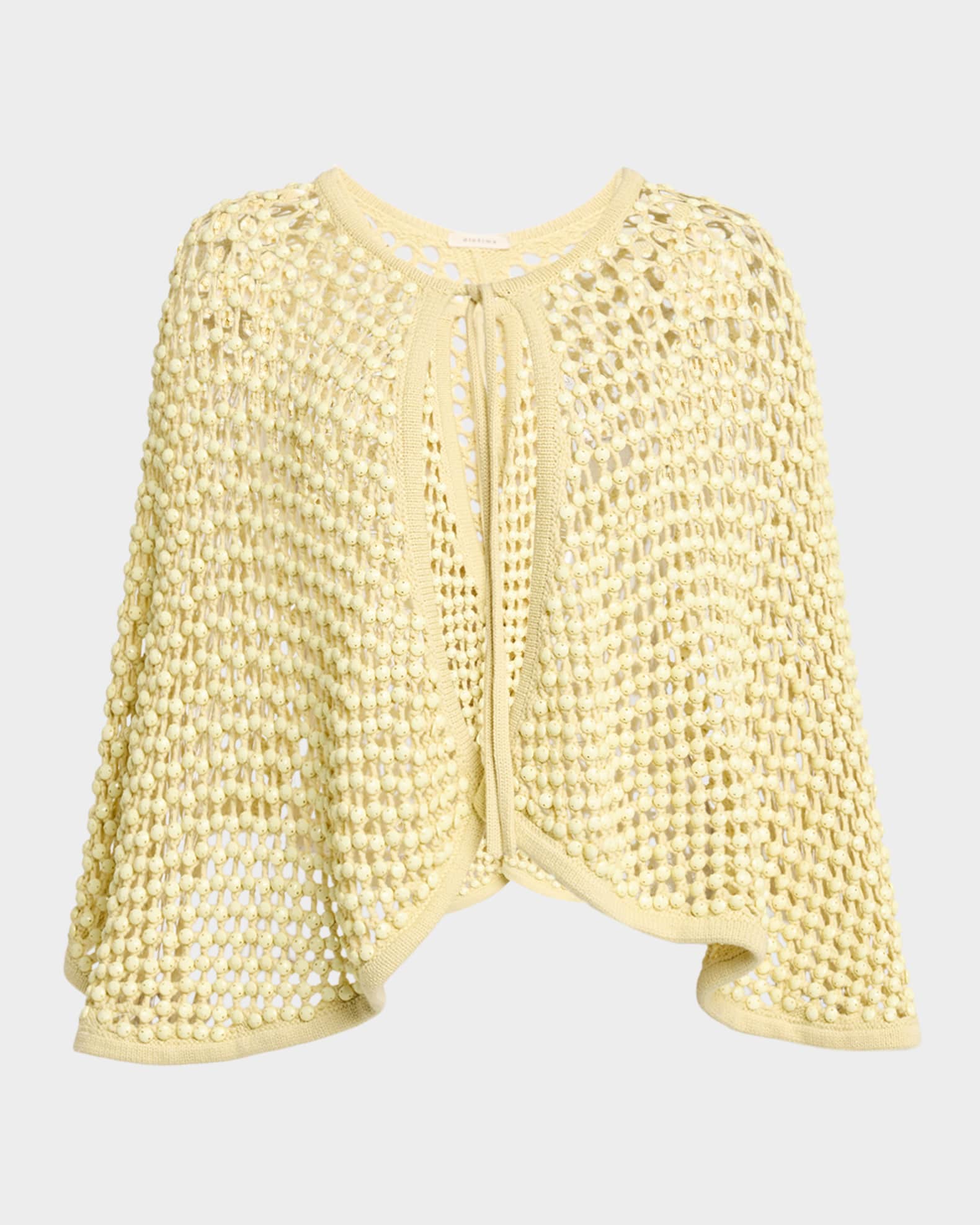 Crystal Net Knit Capelet 0