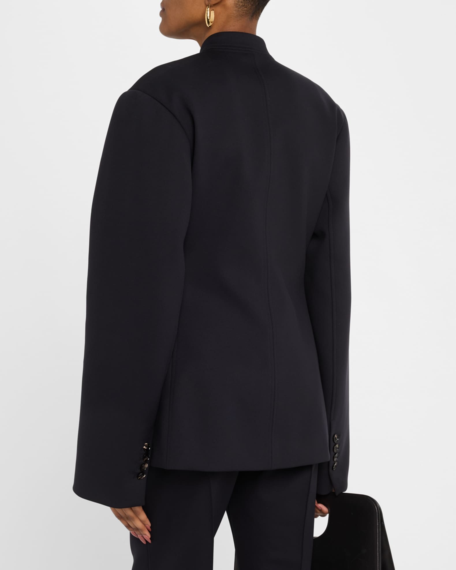 Co Sculptural Collarless Jacket | Neiman Marcus