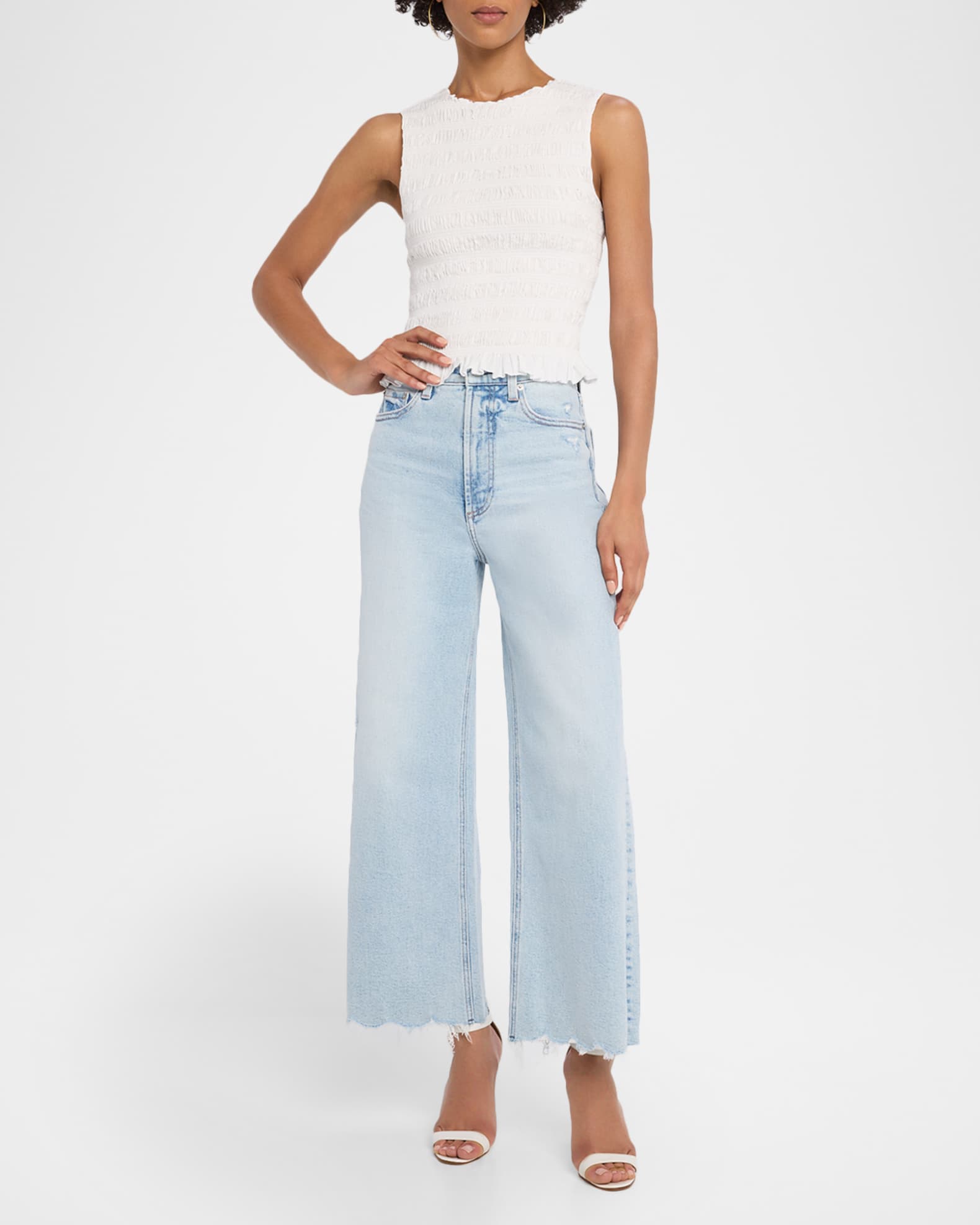 Phoebe Smocked Tank Top  1