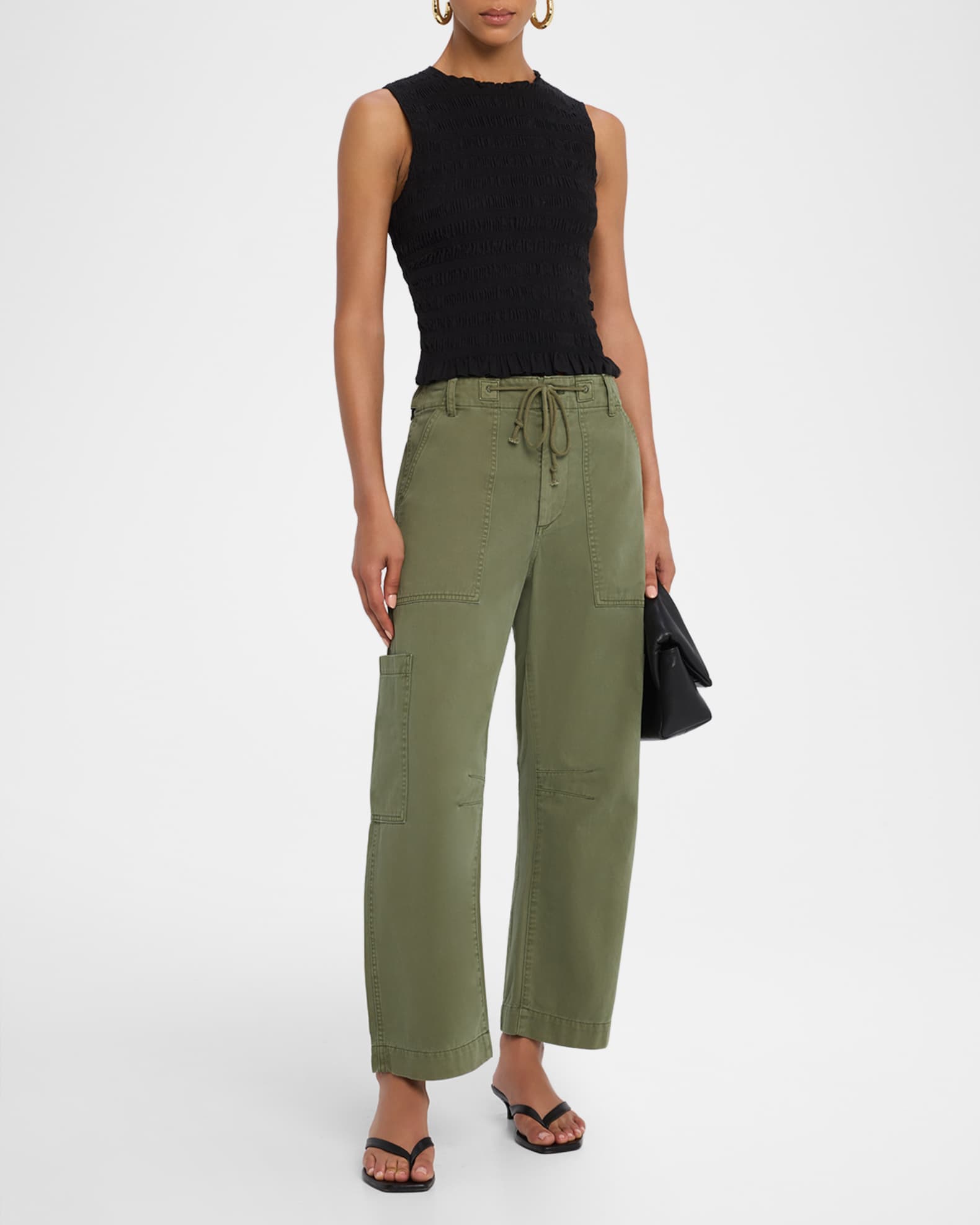 Sabrina Drawstring Cargo Pants 1