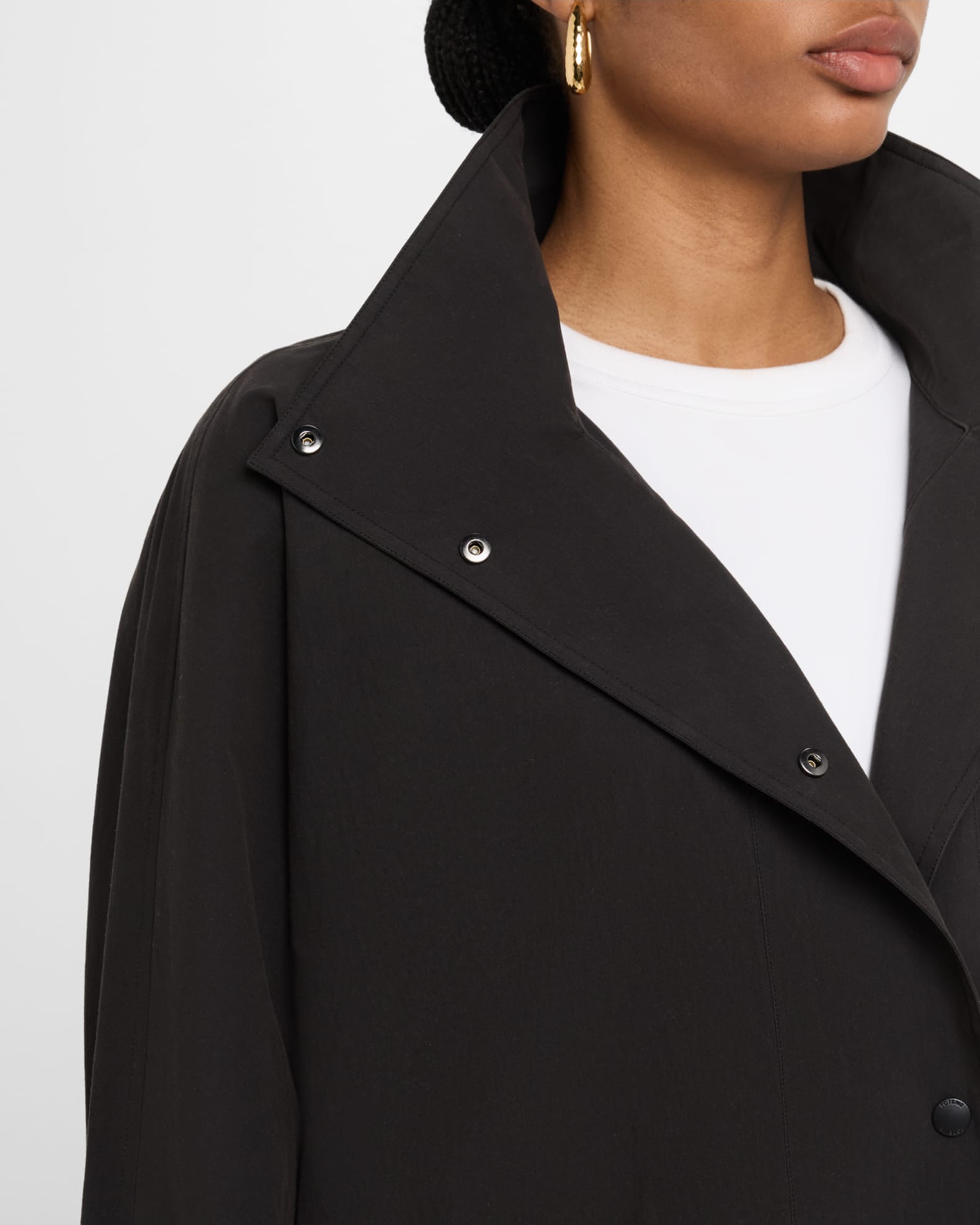 【関税込み】TOTEME ブラック Summer Parachute ジャケット Toteme Summer Parachute Jacket | Neiman Marcus