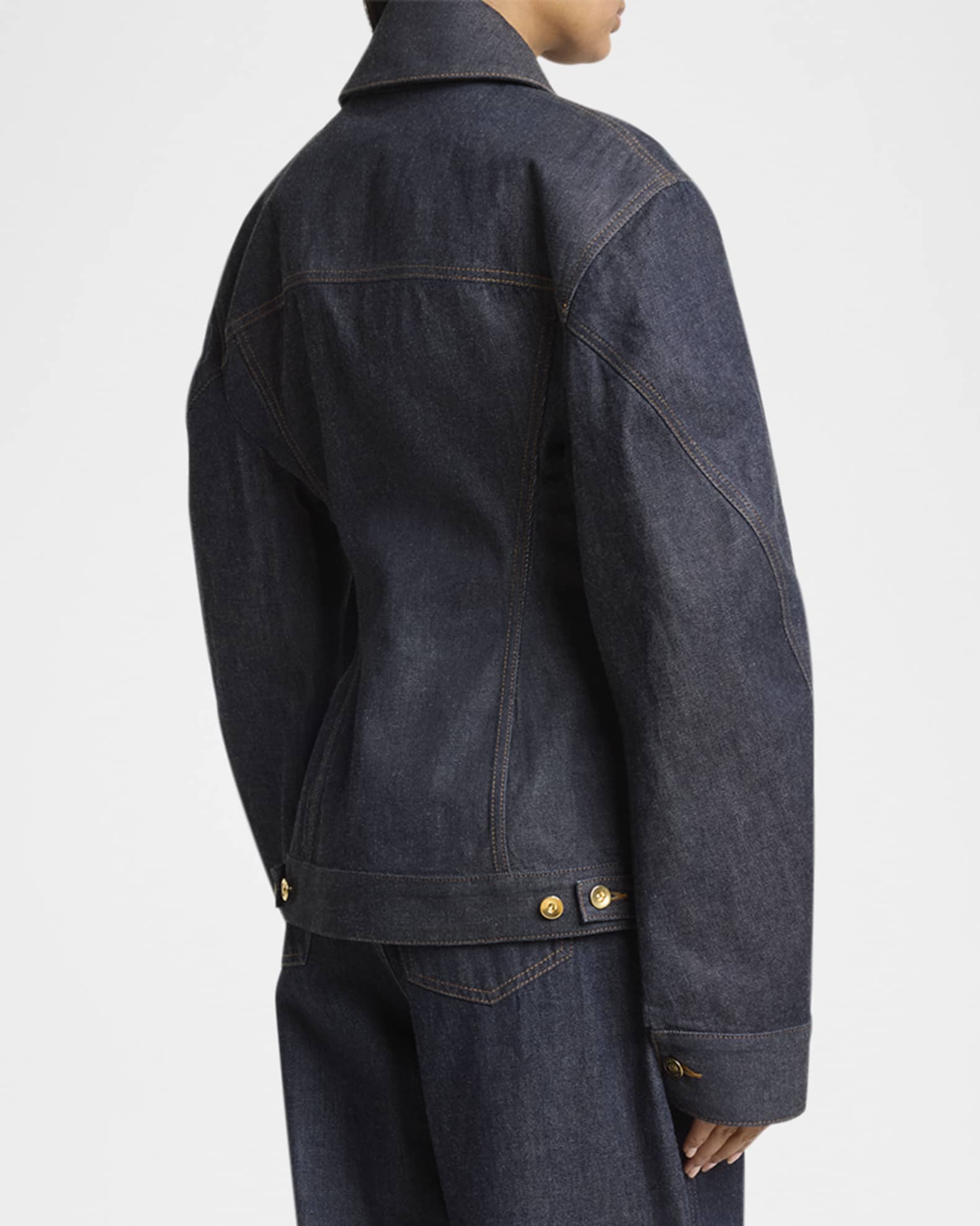 Givenchy Women Cocoon Logo-Patch Jeans