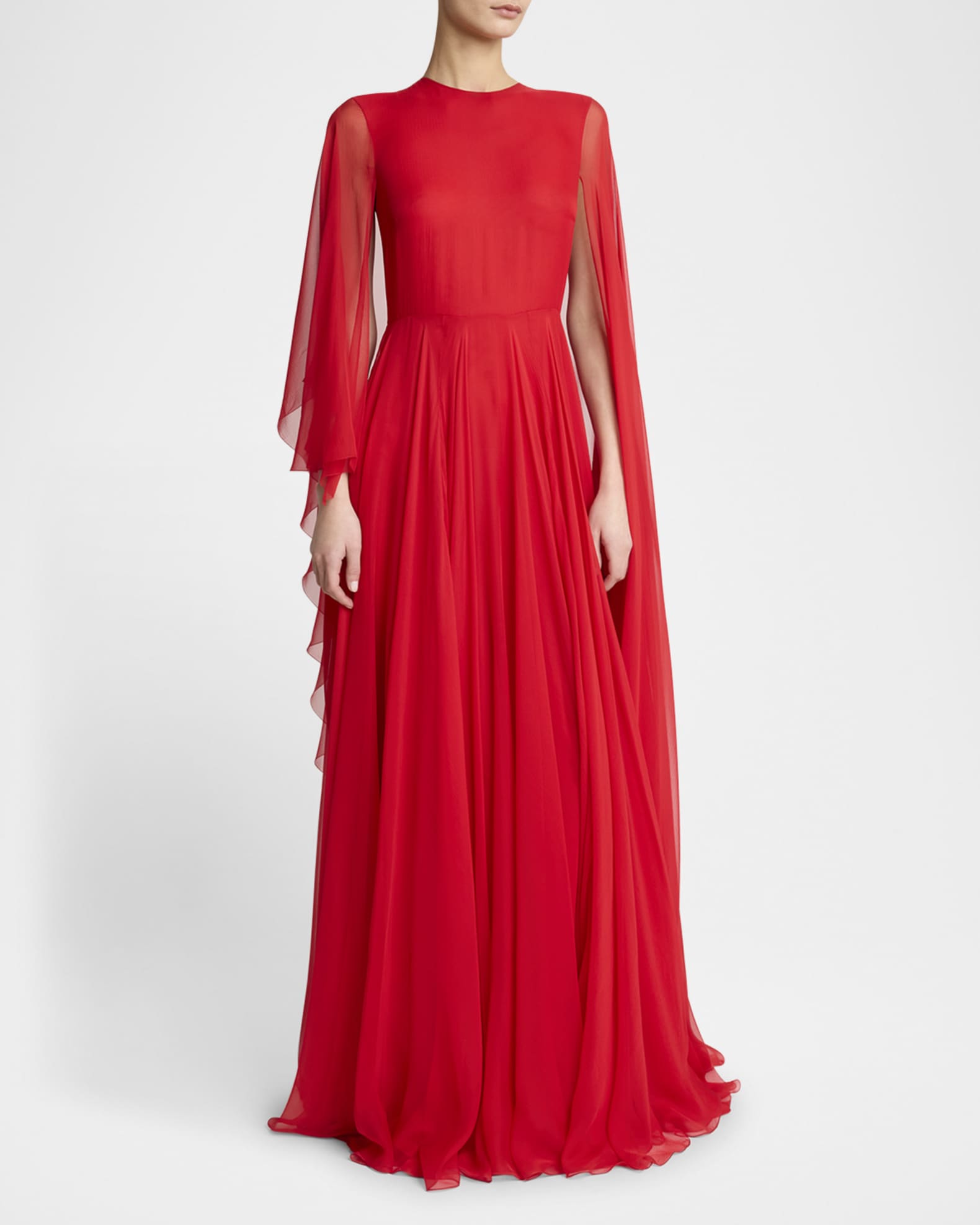 【関税込み】givenchy Draped dress Givenchy long-sleeve Draped Maxi Dress | Blue | FARFETCH