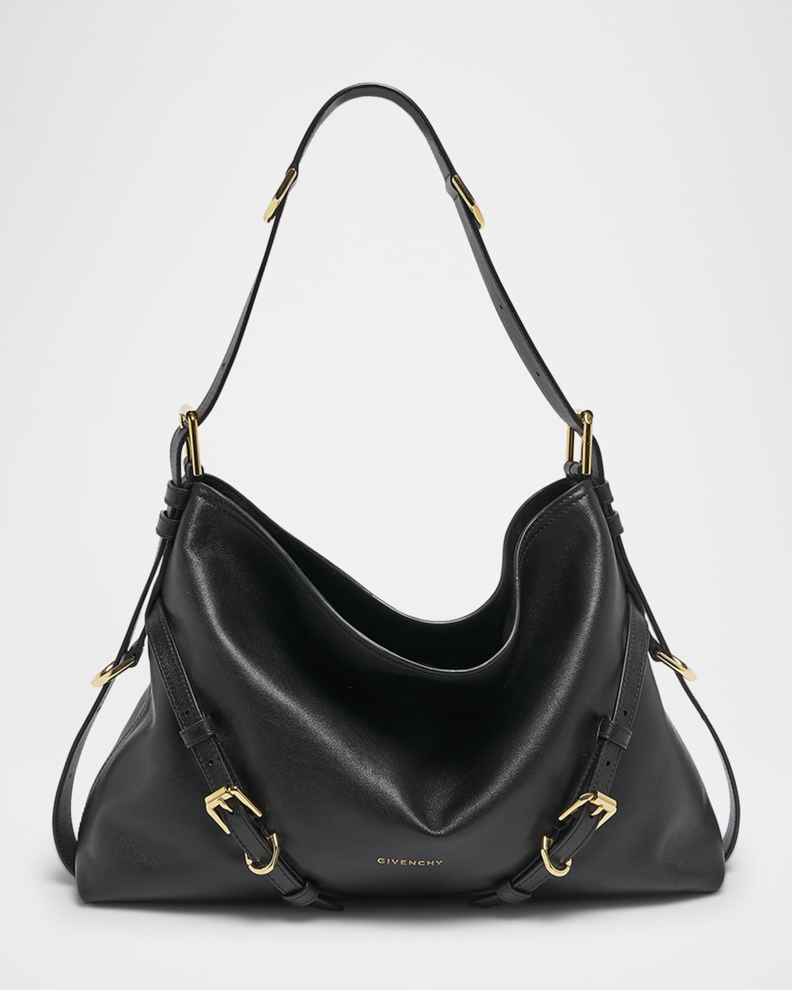 【関税&送料込】Givenchy Voyoum Medium Shoulder Bag In Shiny Givenchy Voyou Medium Shoulder Bag in Shiny Tumbled Leather
