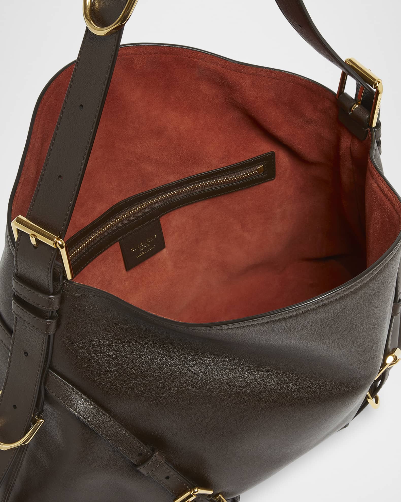 Givenchy Voyou Medium Shoulder Bag in Shiny Leather | Neiman
