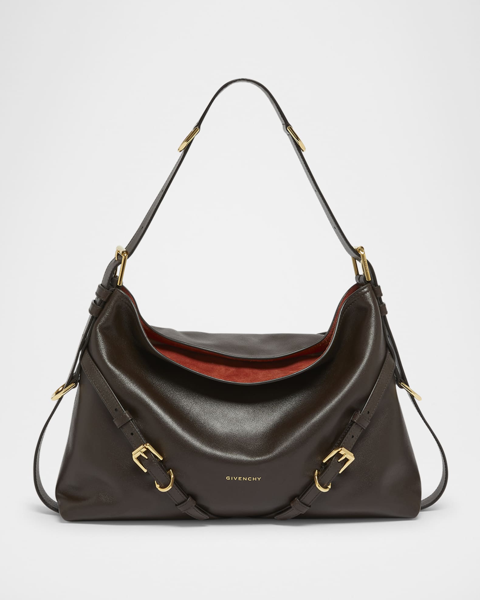ショルダーバッグ・ポシェット GIVENCHY VOYOUM MEDIUM SHOULDER BAG IN SHINY LEATHER Givenchy Voyou Medium Shoulder Bag in Shiny Leather | Neiman
