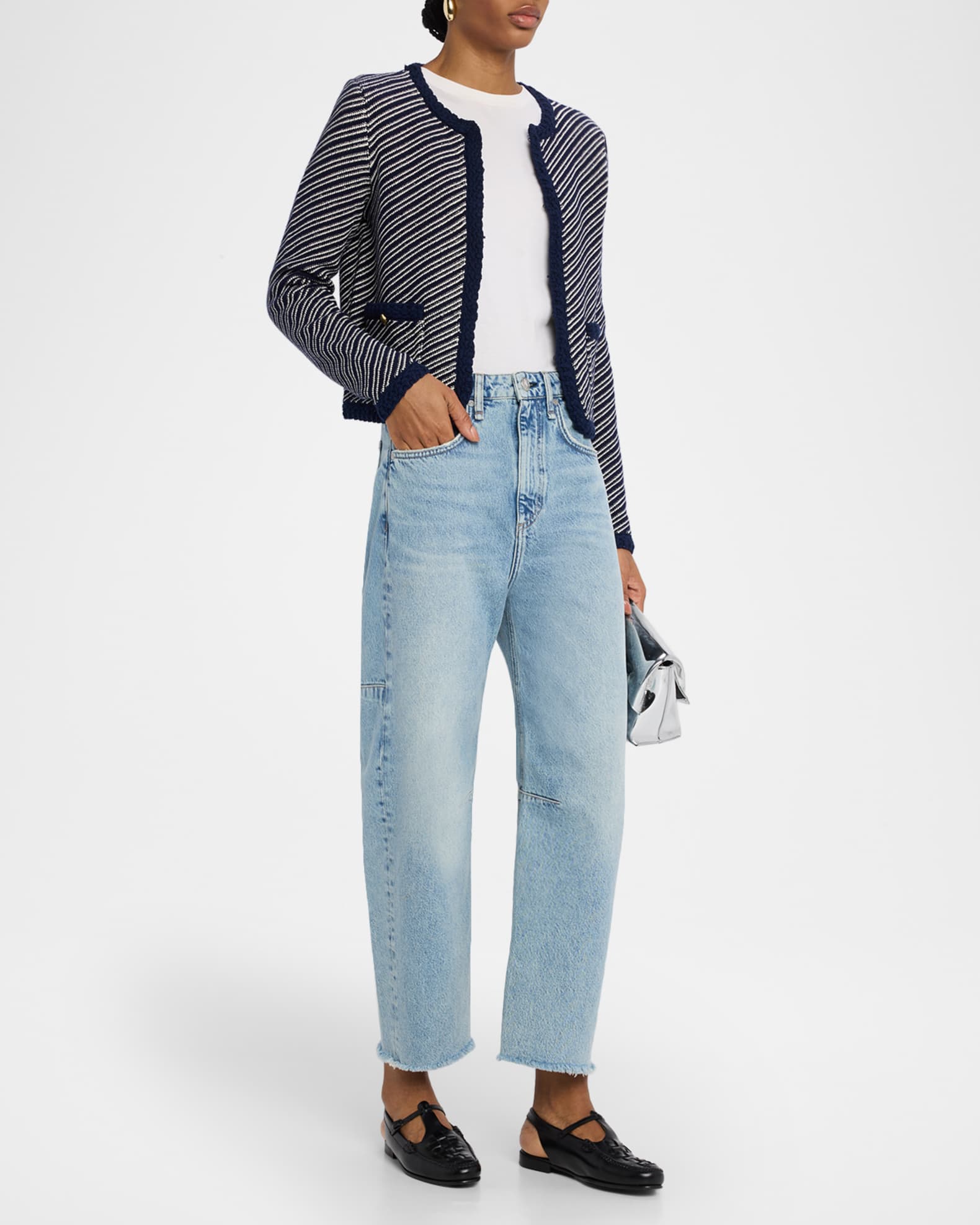 Charlie High-Rise Barrel Jeans 1