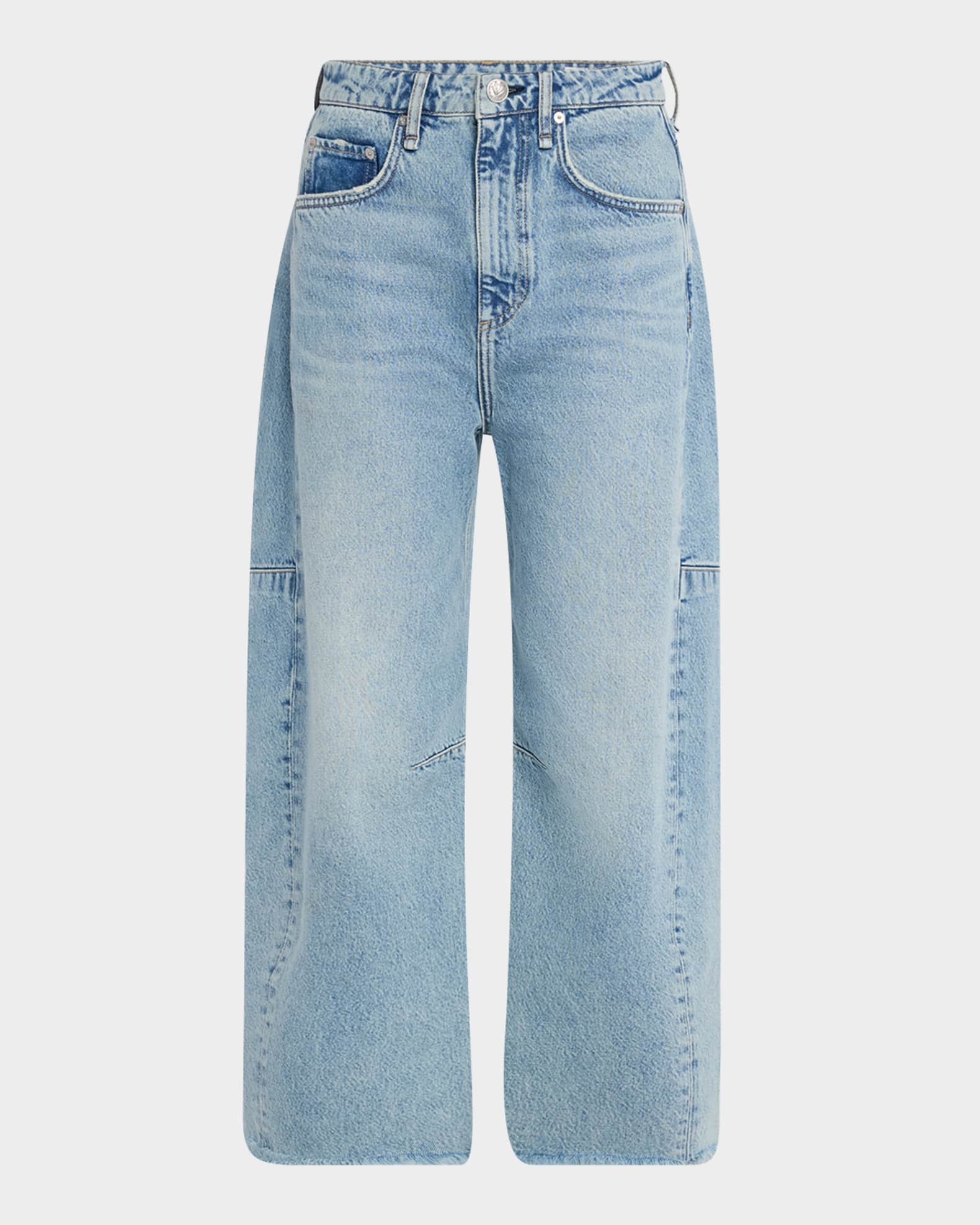 Charlie High-Rise Barrel Jeans 0