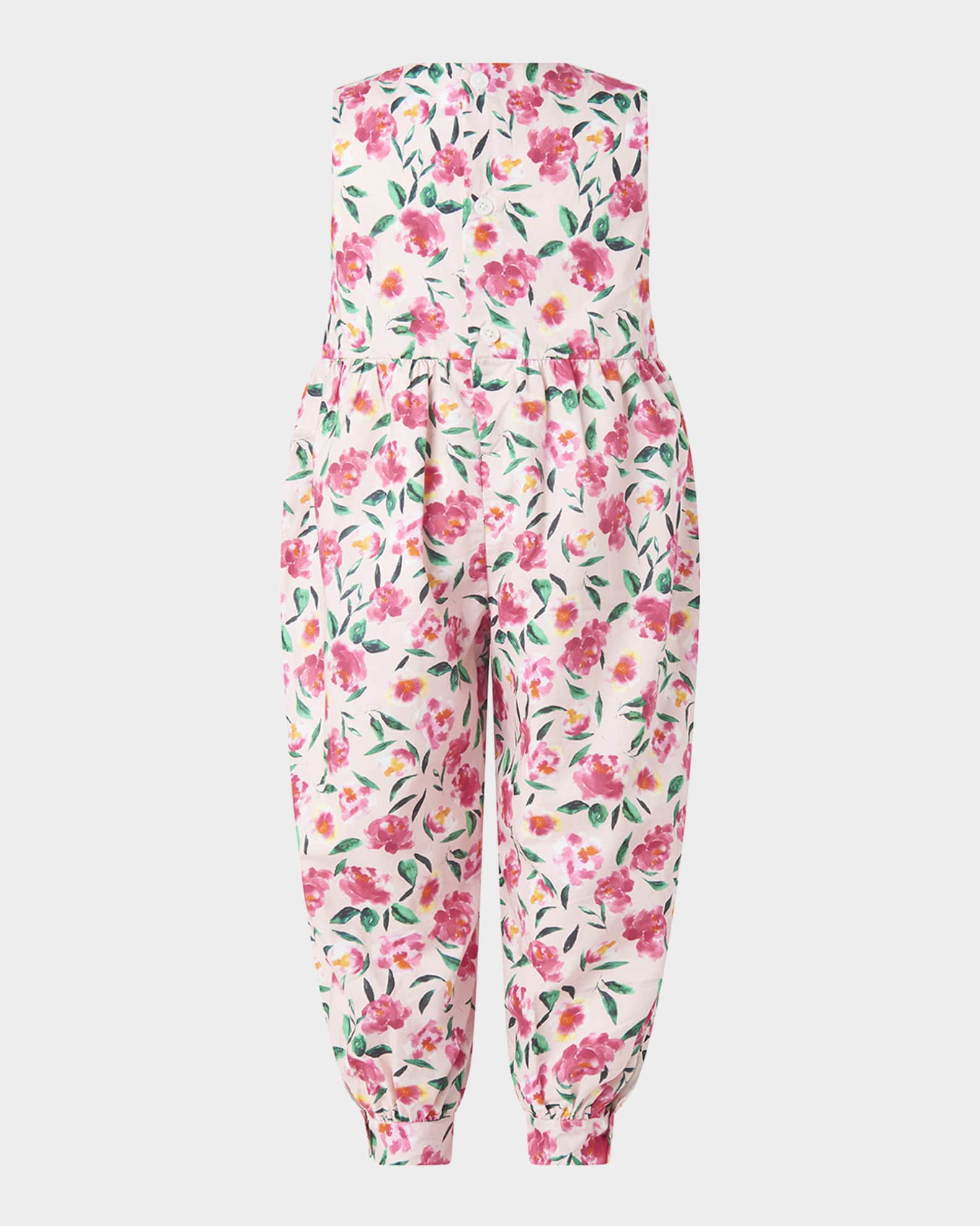 Girl's Posy Floral Sleeveless Jumpsuit, Size 2-10 1