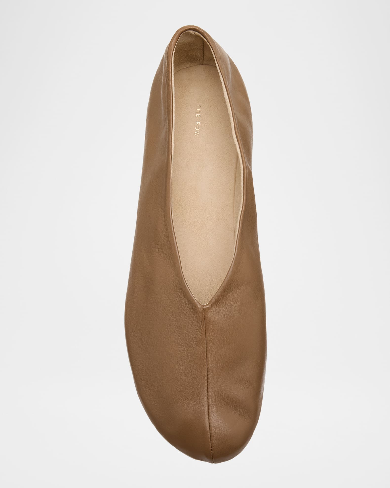 バレエシューズ The Row Stella Slipper Leather Ballerinas THE ROW Stella Lambskin Ballerina Slippers | Neiman Marcus