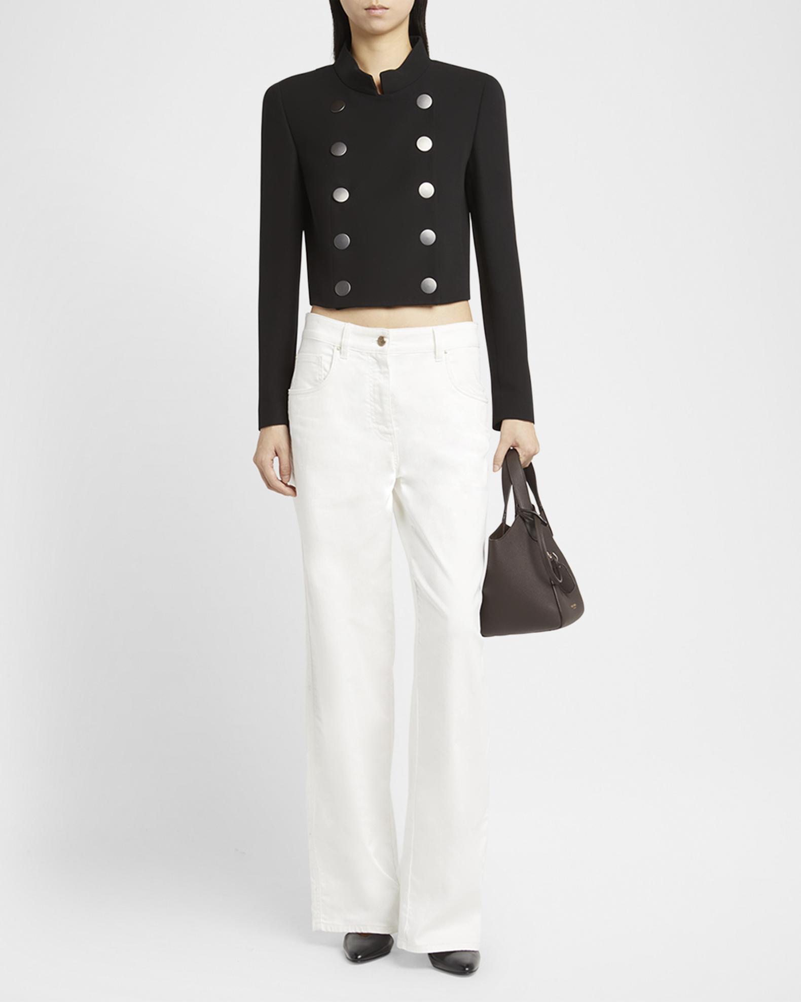 GIORGIO ARMANI WHITE EVENING BELT | WOMENS Giorgio Armani evening gloves that totally serve old-money  main image 3