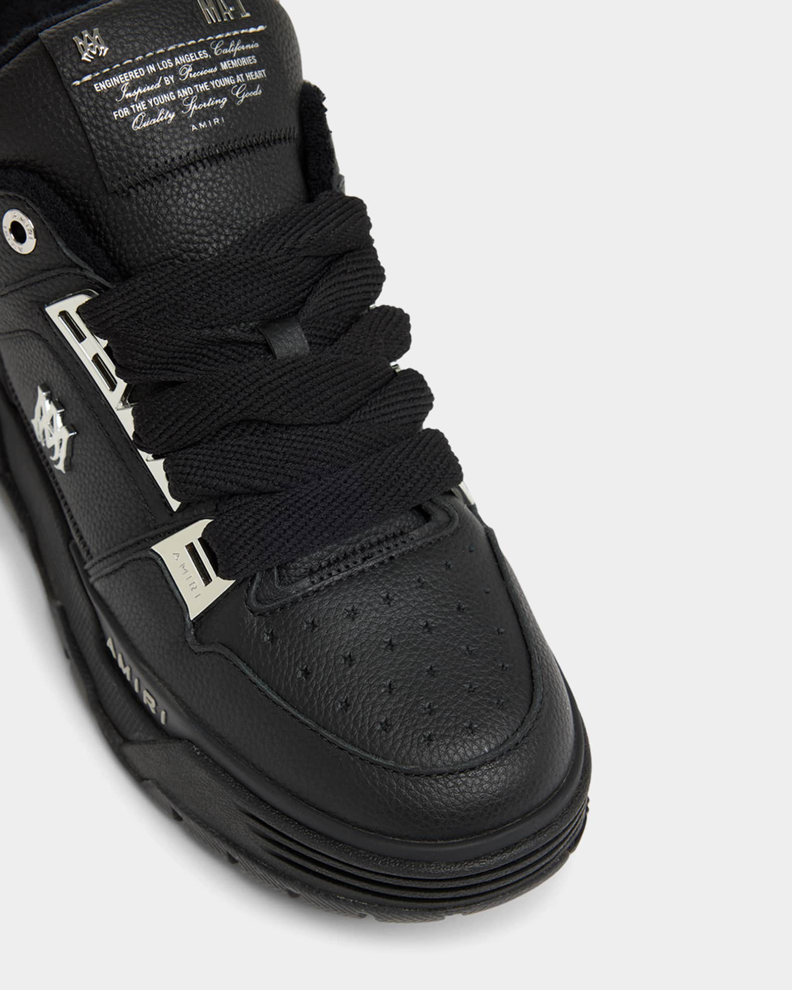 Amiri Men's MA-1 Leather High-Top Sneakers | Neiman Marcus