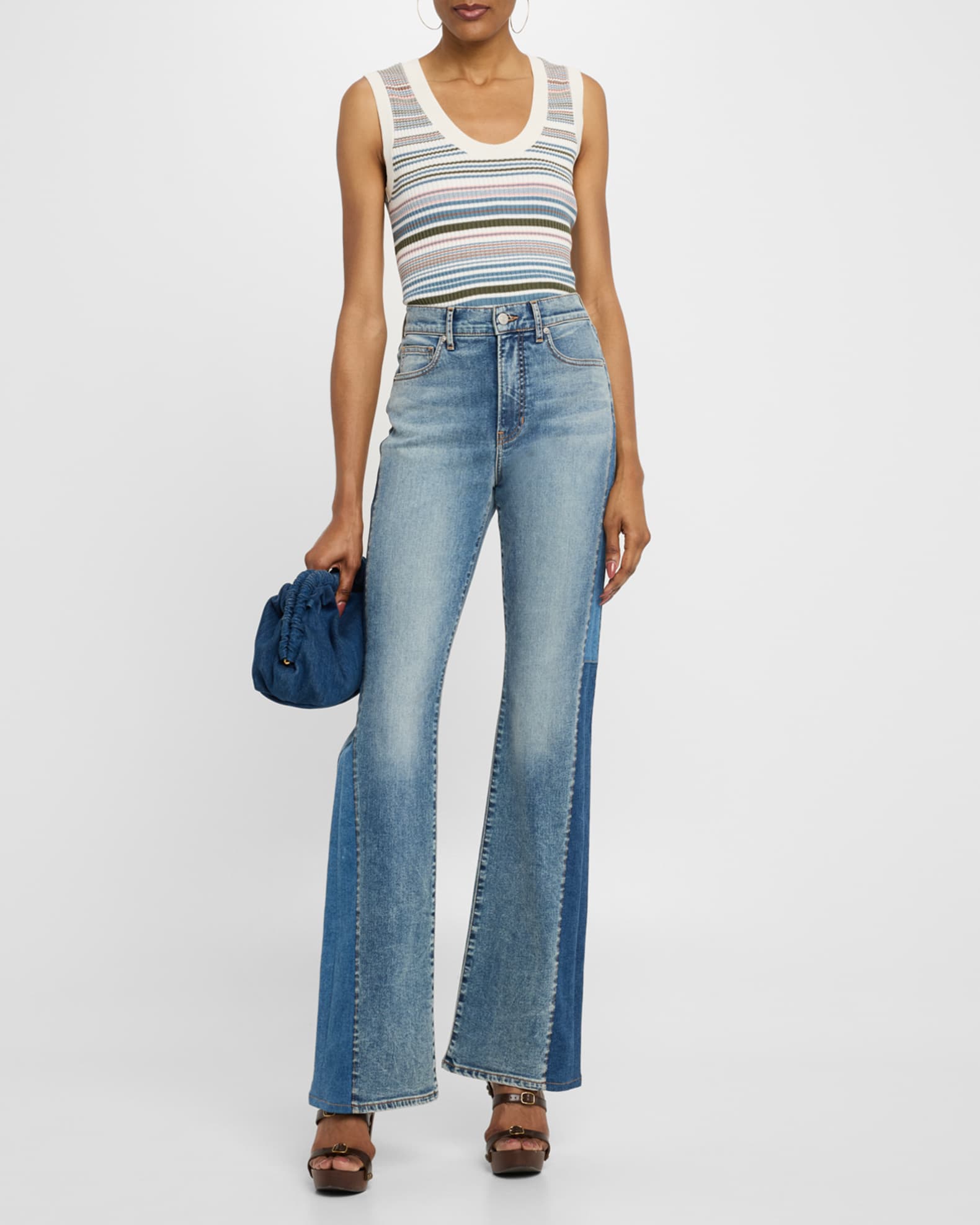 Ezinna Stripe Knit Tank Top  1