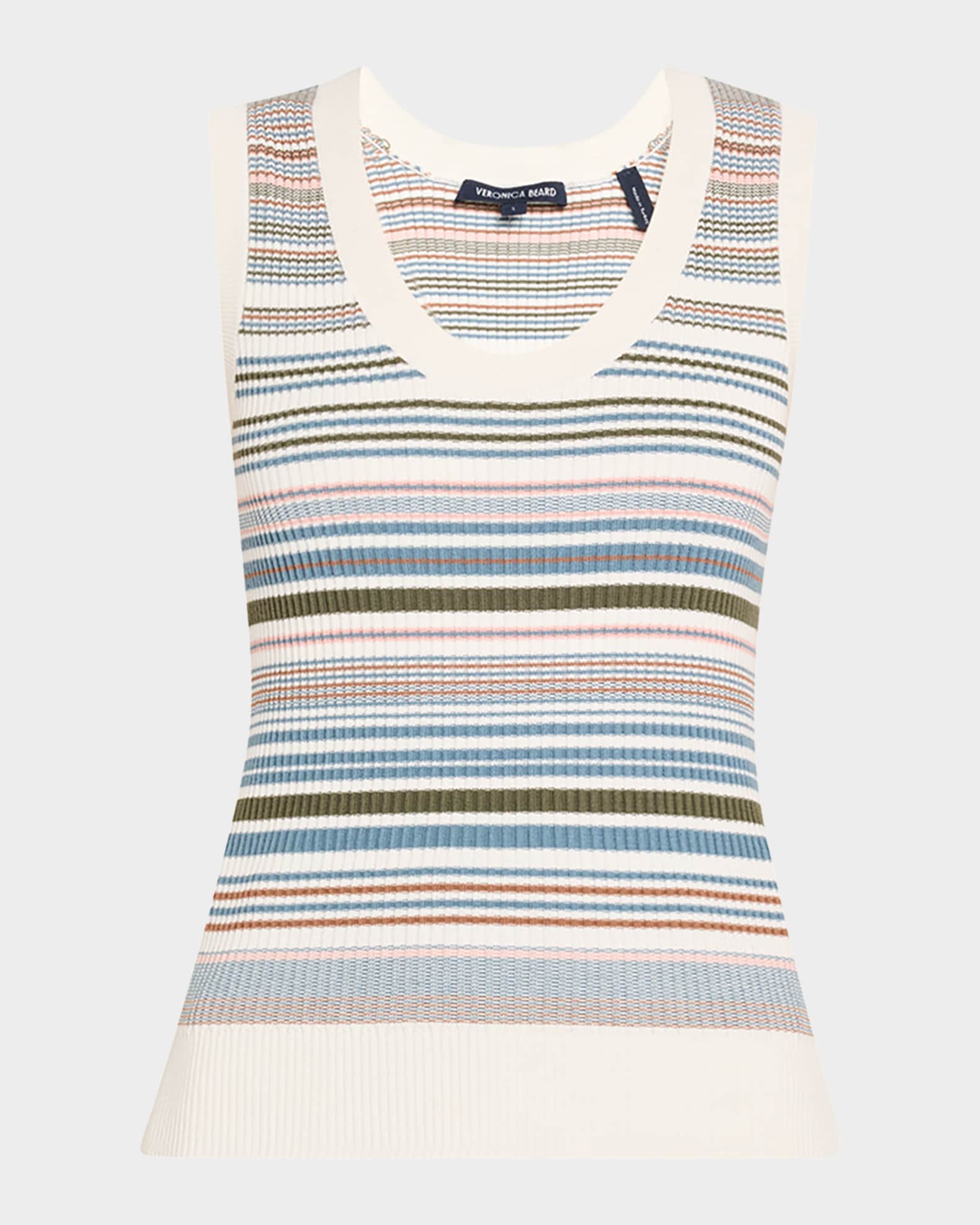 Ezinna Stripe Knit Tank Top  0
