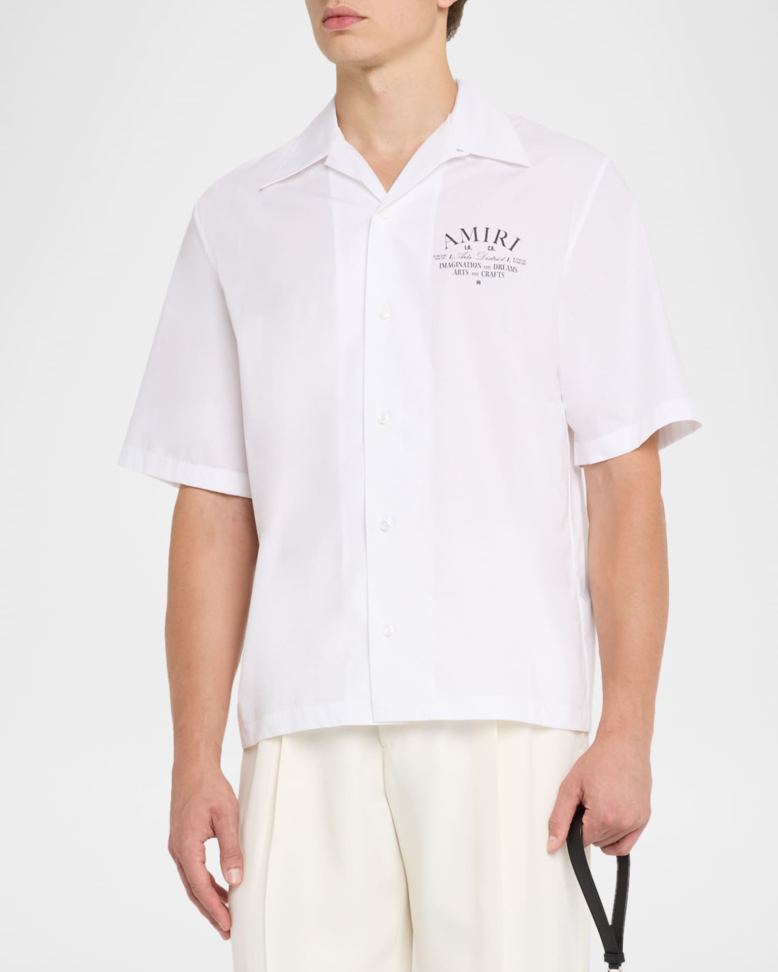 Amiri Men's Arts District Camp Shirt Neiman Marcus