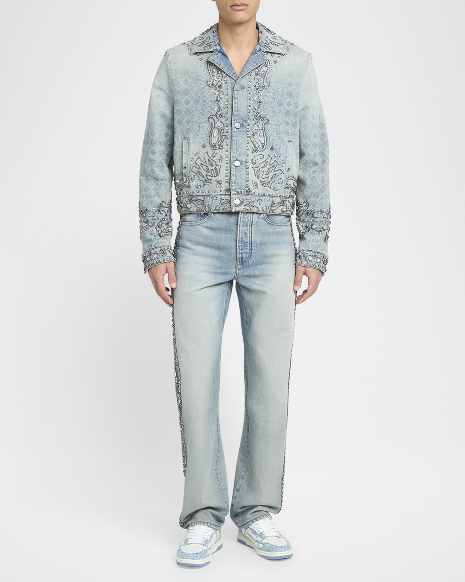 Amiri バンダナ AMIRI バンダナトリム ハンドバッグ | ブラック | FARFETCH JP