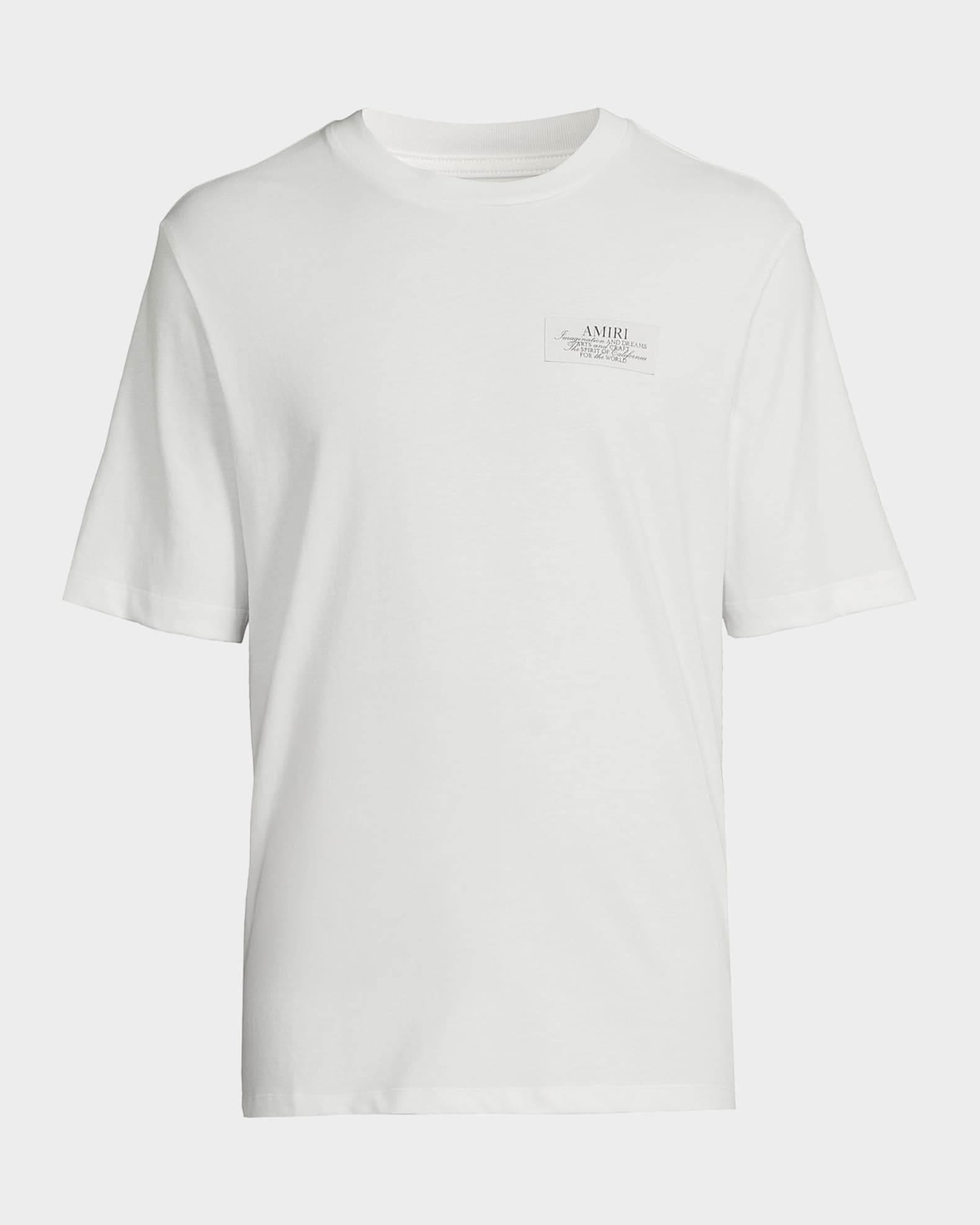 Amiri Men's Label Cotton T-Shirt | Neiman Marcus