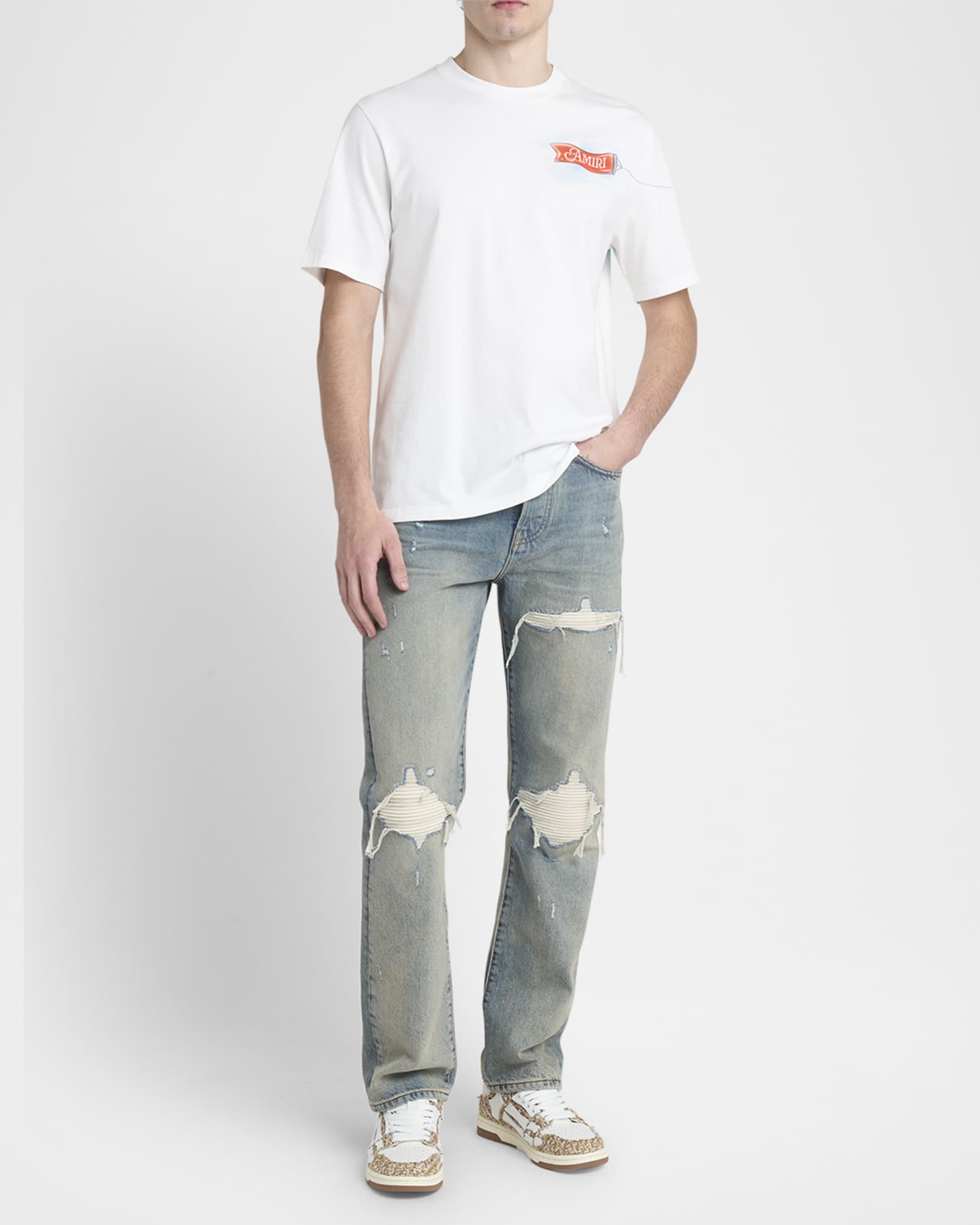 Men's Amiri For The World Graphic T-Shirt 1